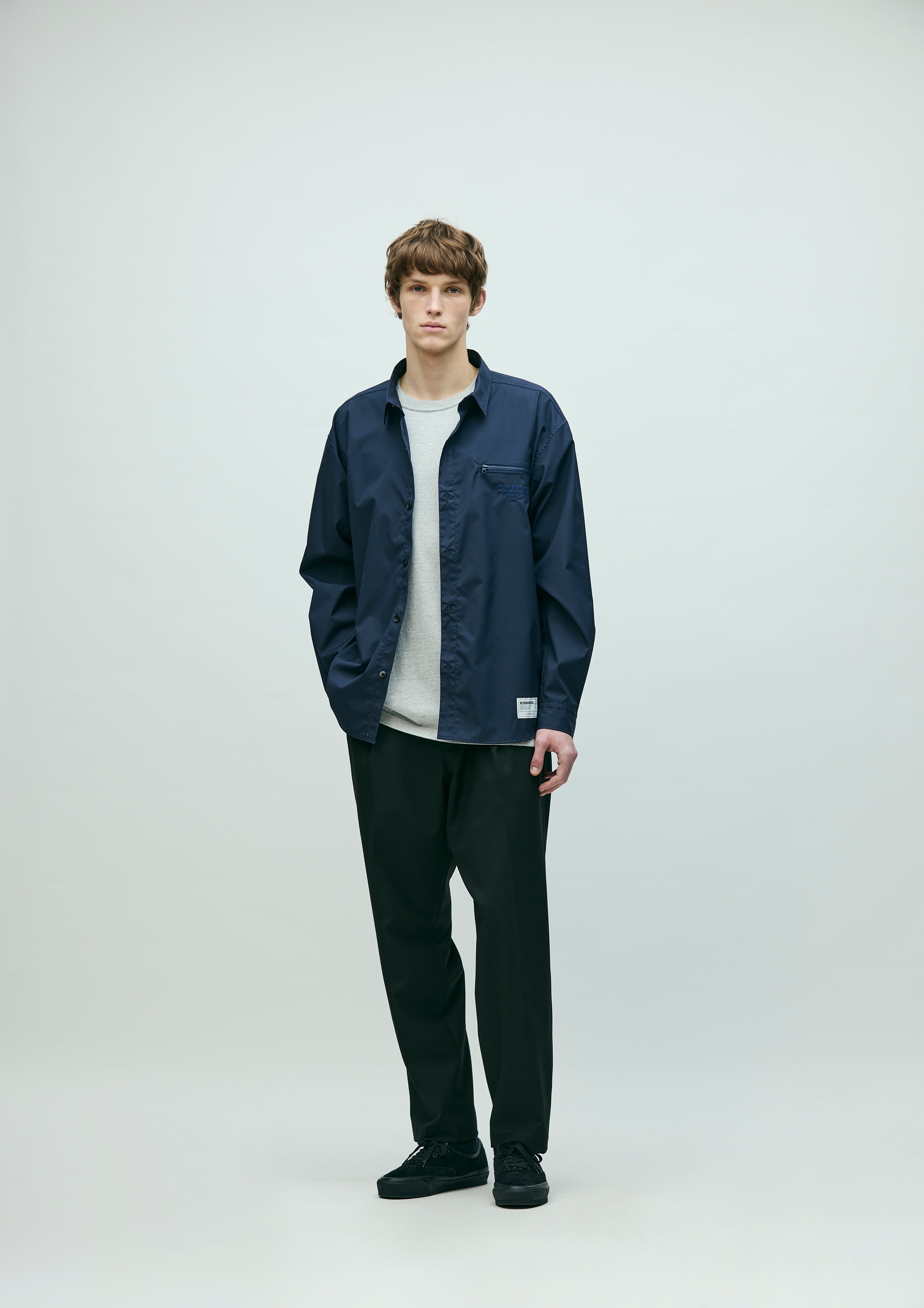 PLAIN SHIRT LS