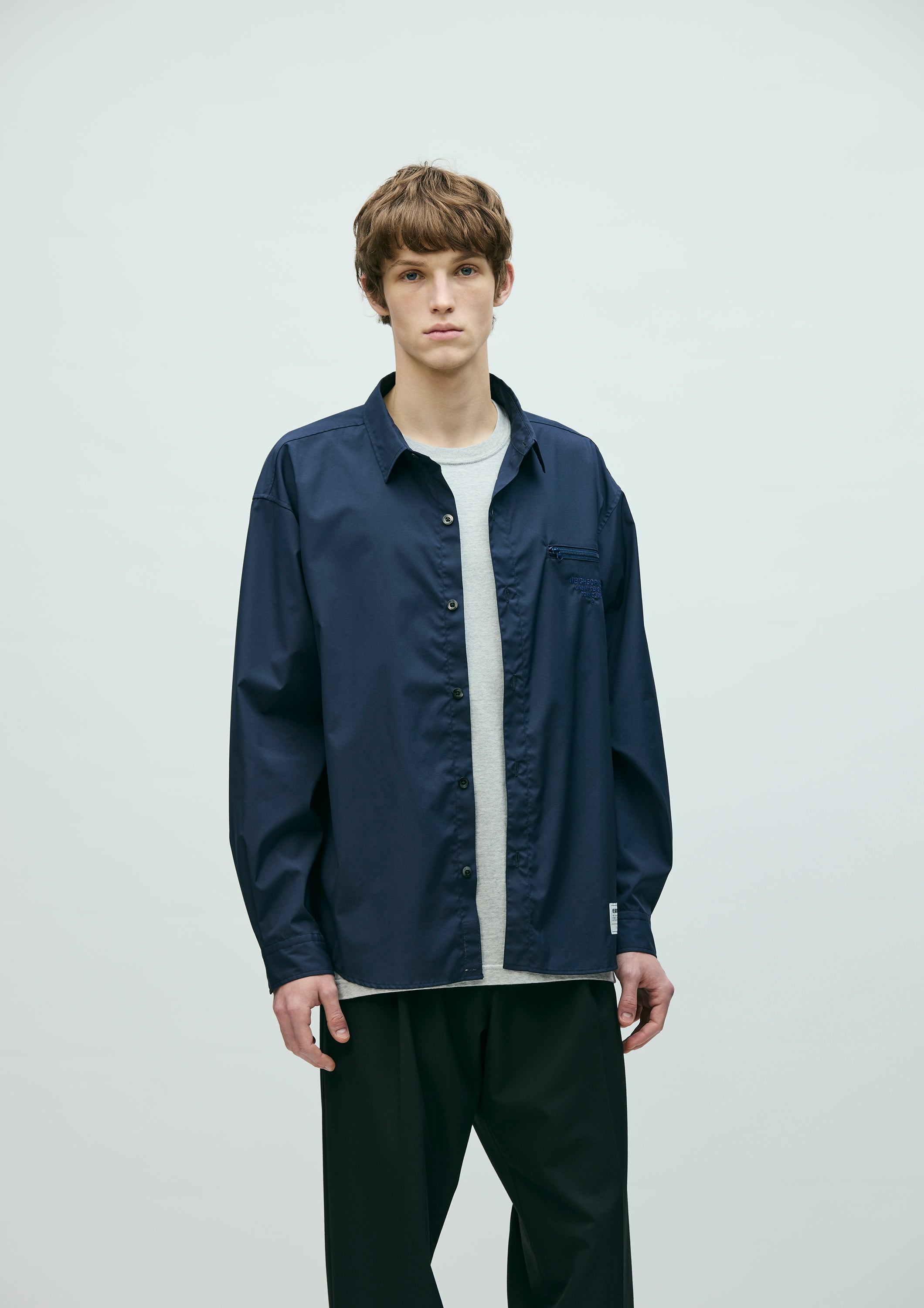 PLAIN SHIRT LS