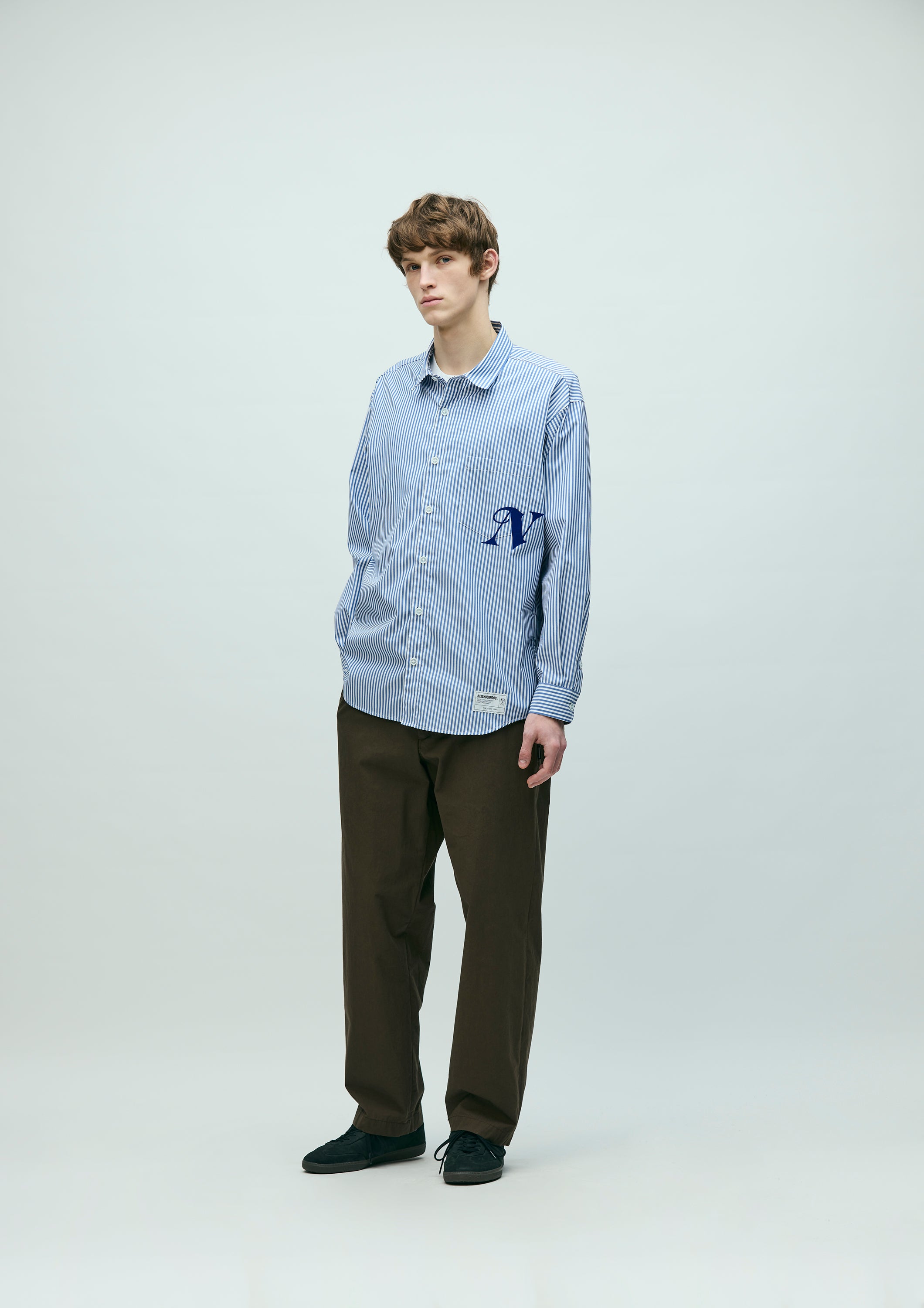 L'Appartment STATESIDE STRIPE シャツ ロングスリーブビーレシャツ