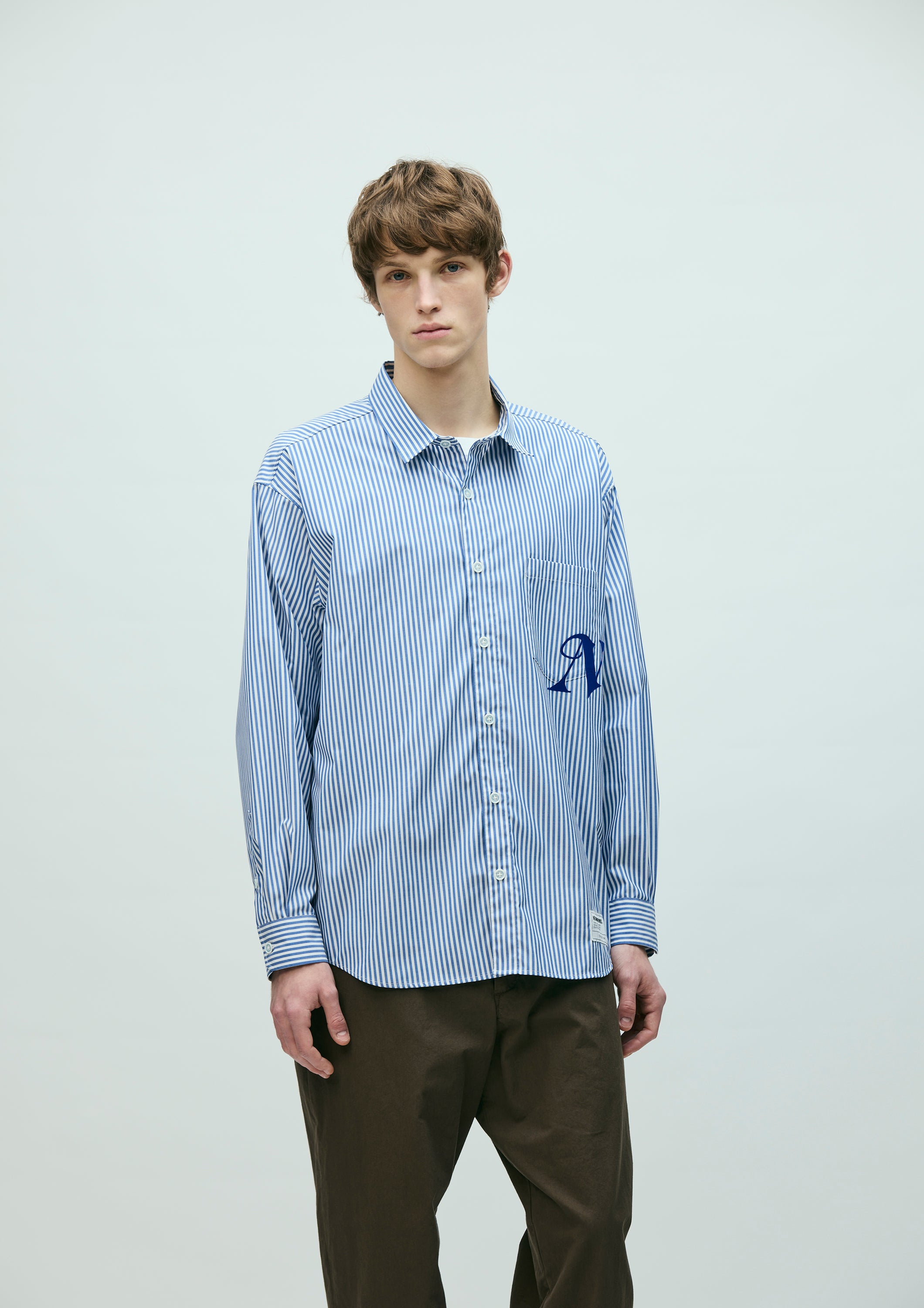 STRIPE SHIRT LS