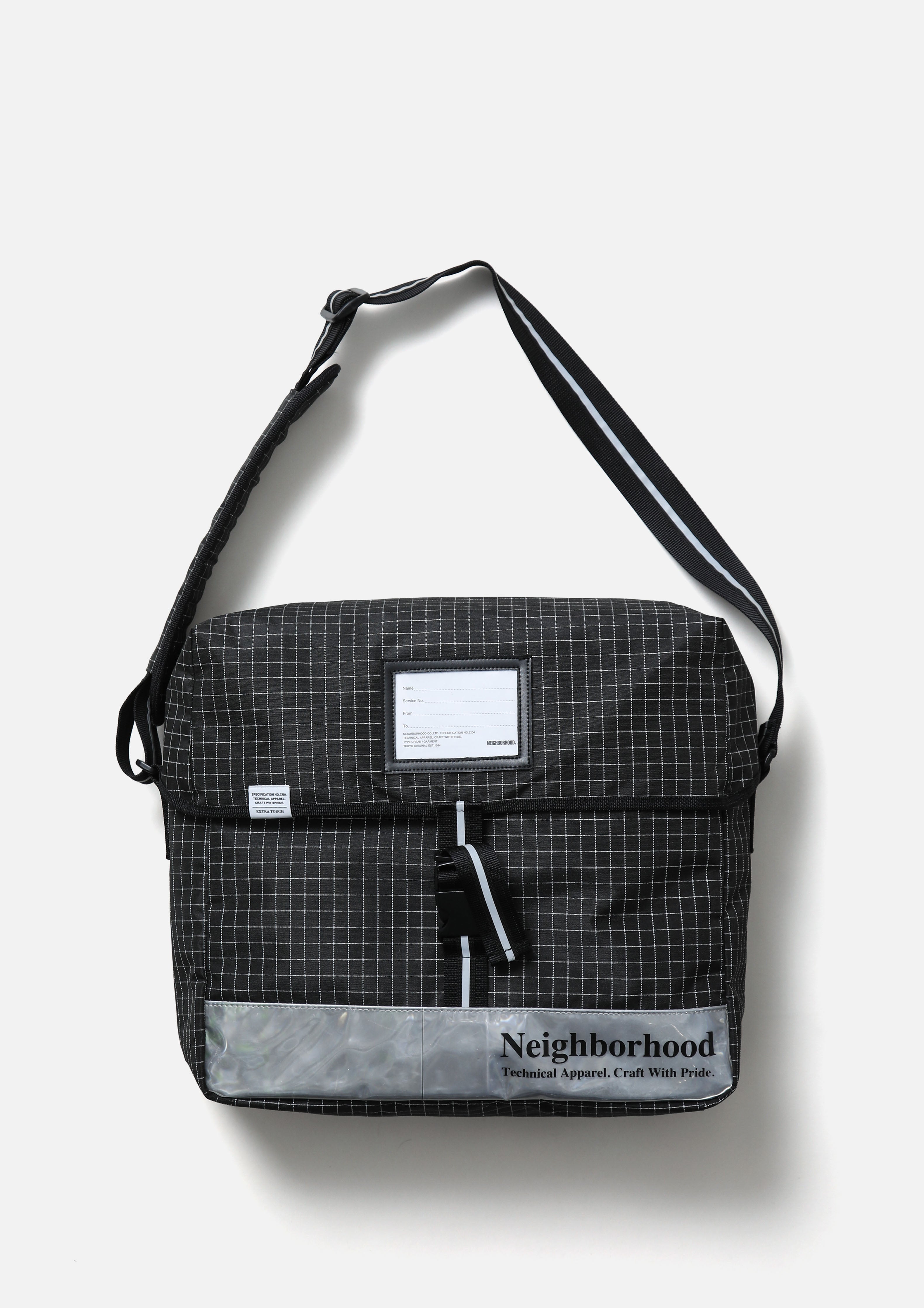 REFLECTIVE MESSENGER BAG