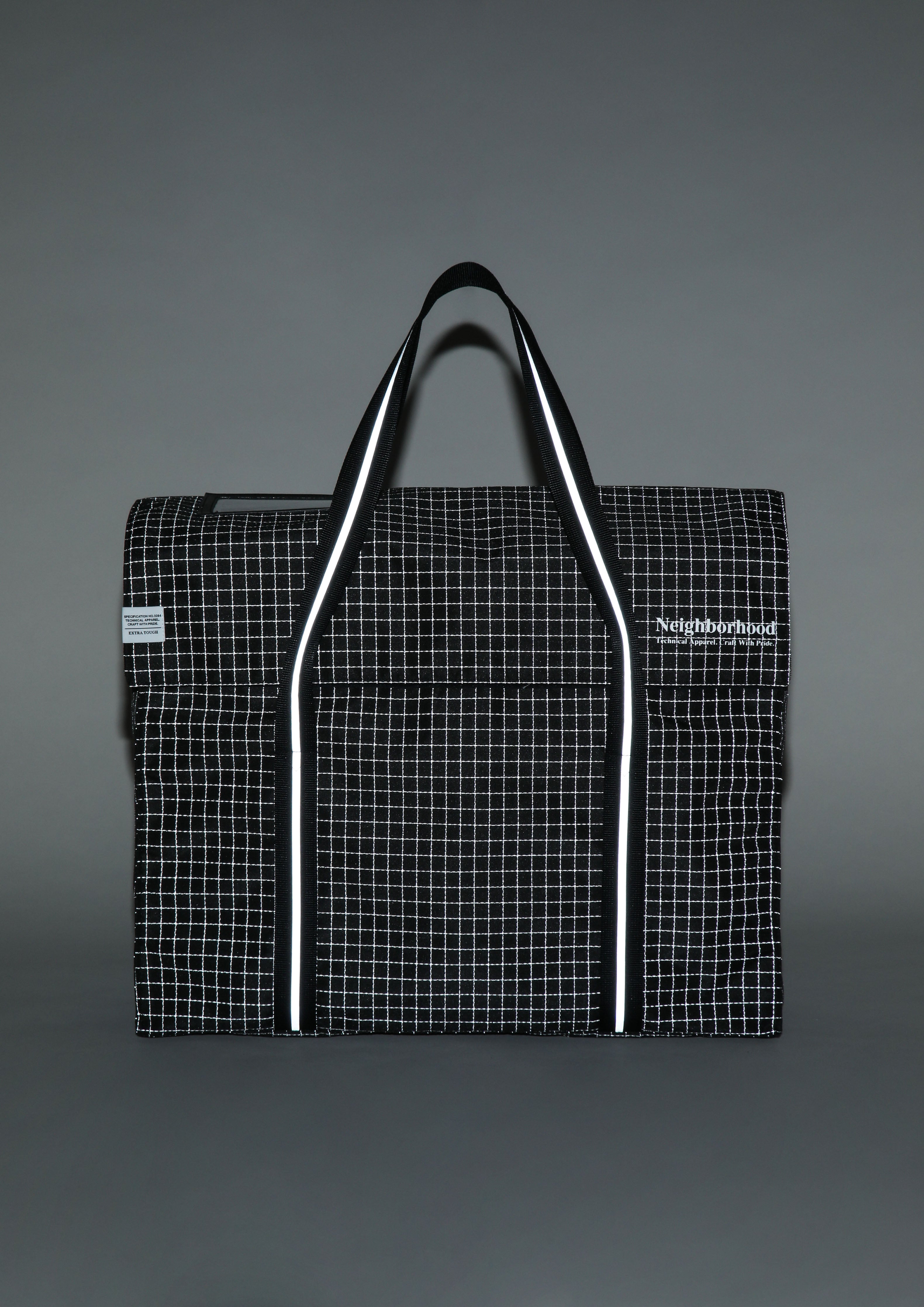 REFLECTIVE FLAP TOTE BAG