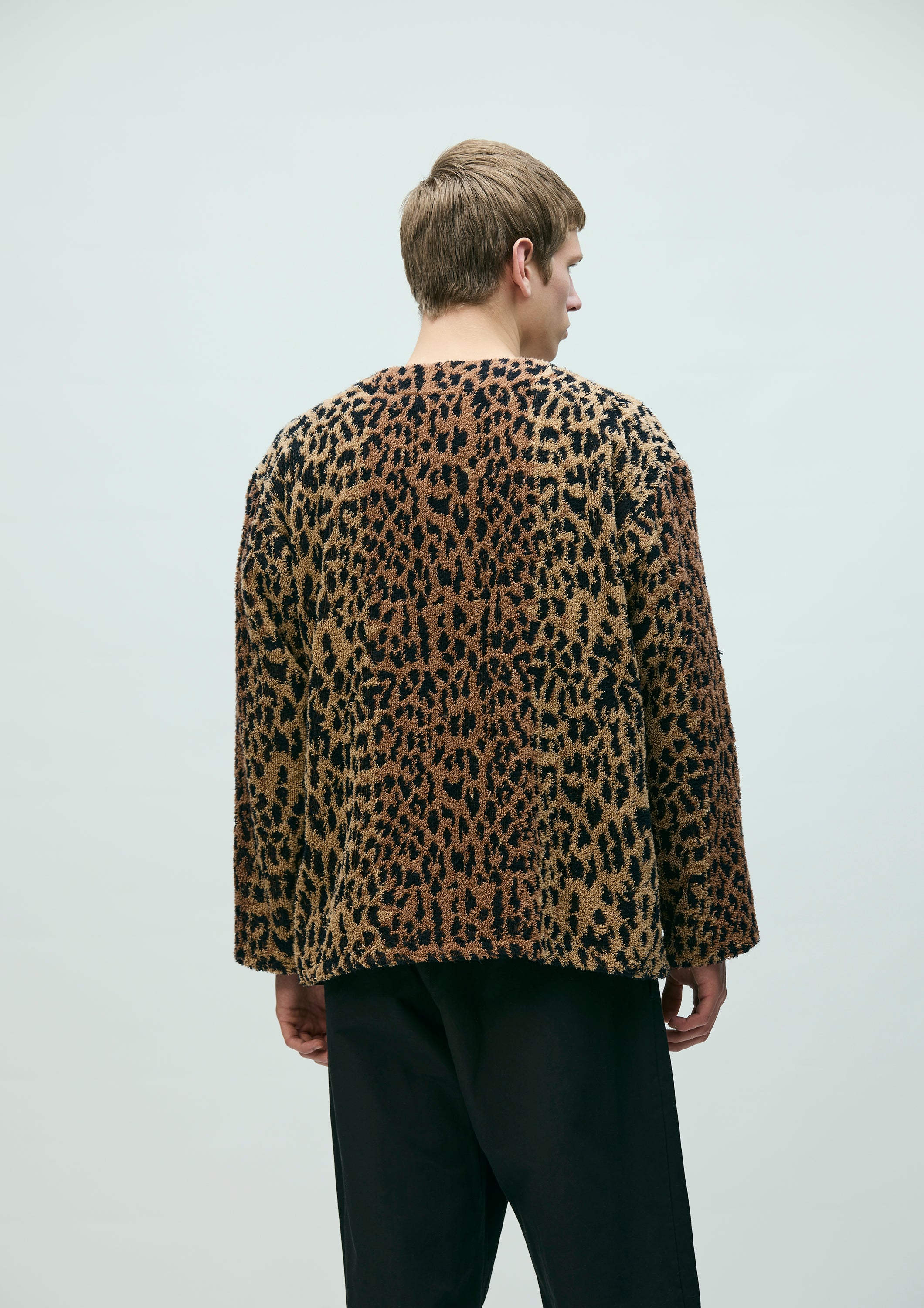 NH X HIPPOPOTAMUS . TERRY CLOTH CARDIGAN LS