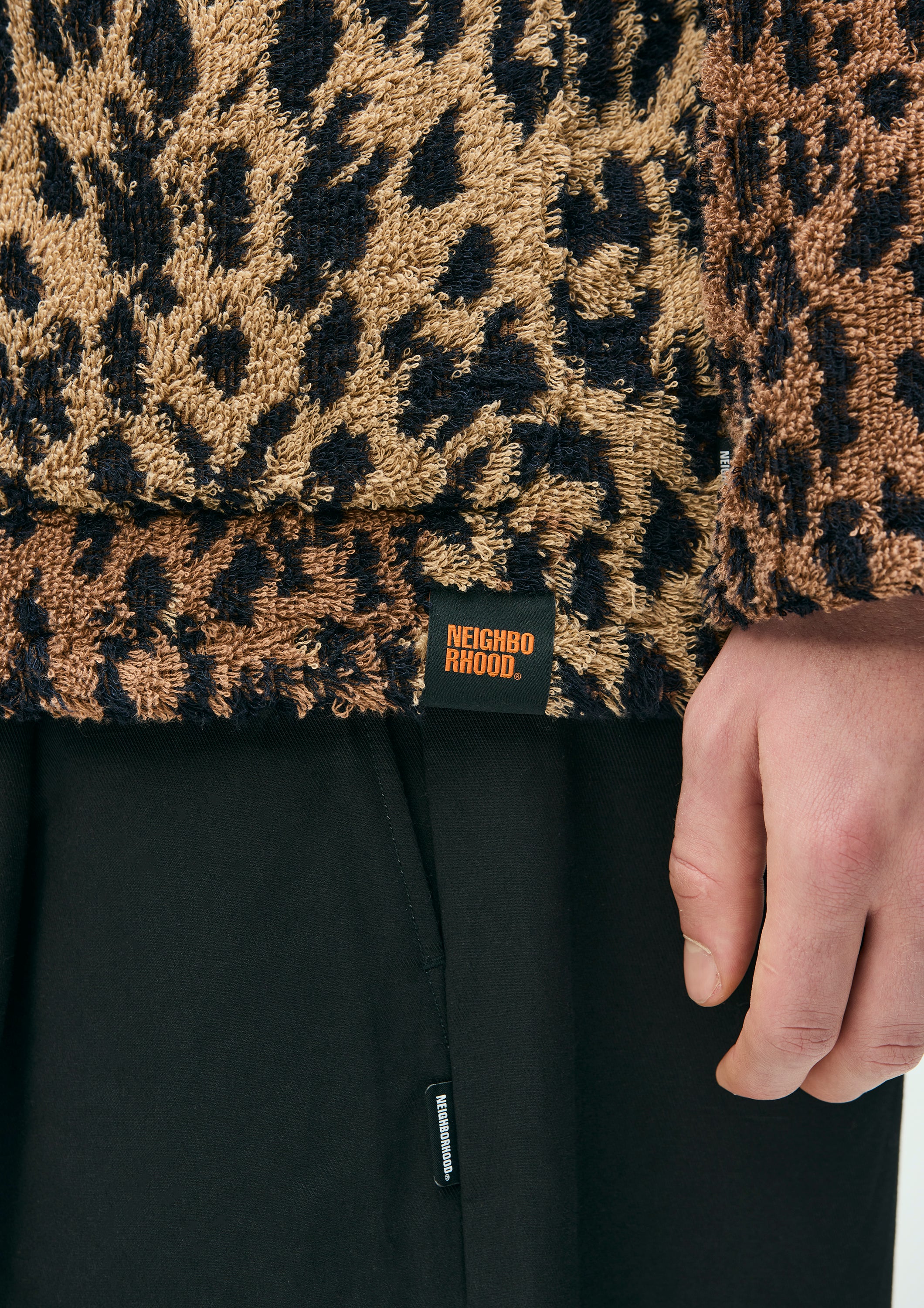 NH X HIPPOPOTAMUS . TERRY CLOTH CARDIGAN LS
