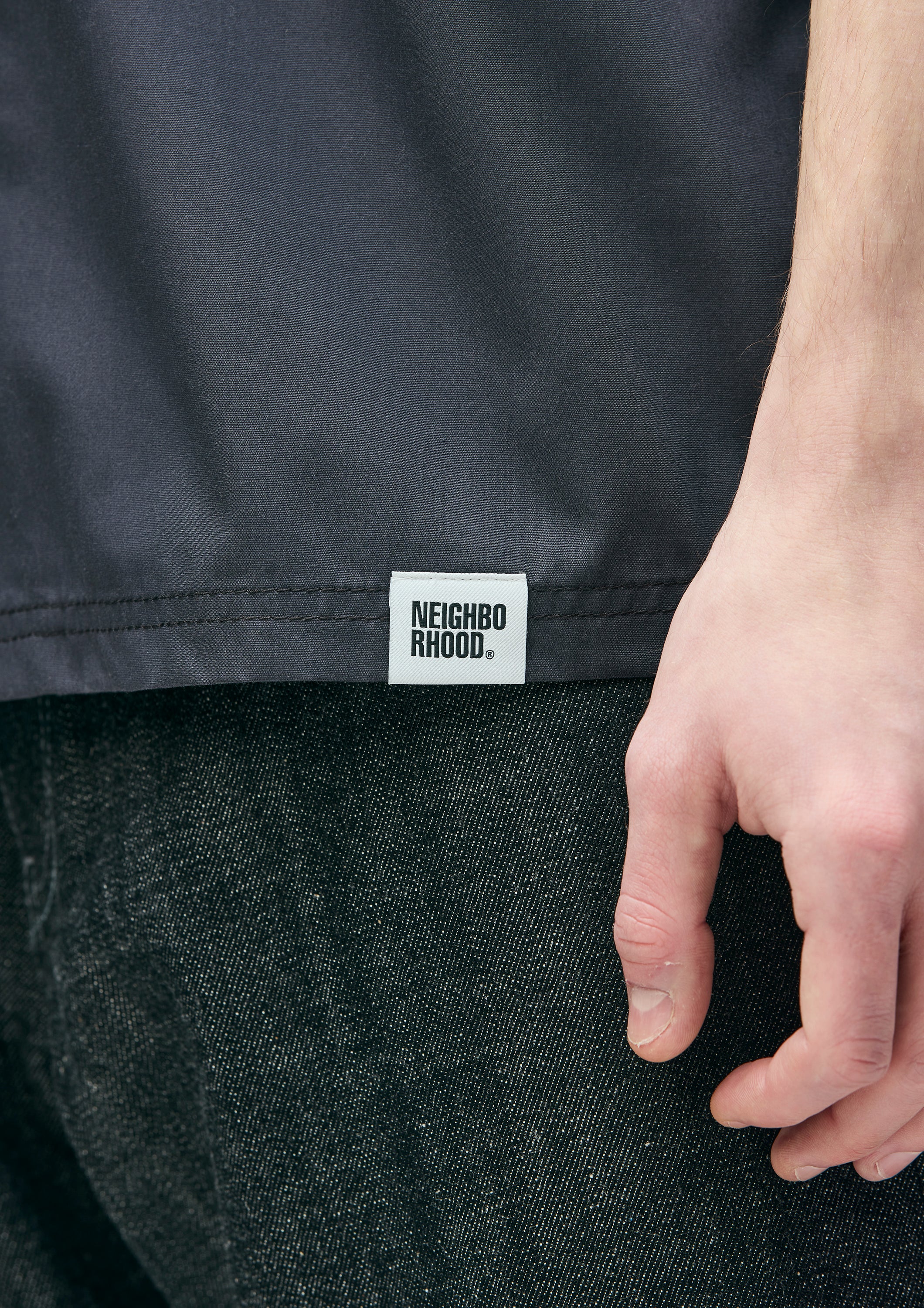 トップス 19SS NEIGHBORHOOD 191TSNH-SHM06 VISIBLE STITCHING SHIRT SS