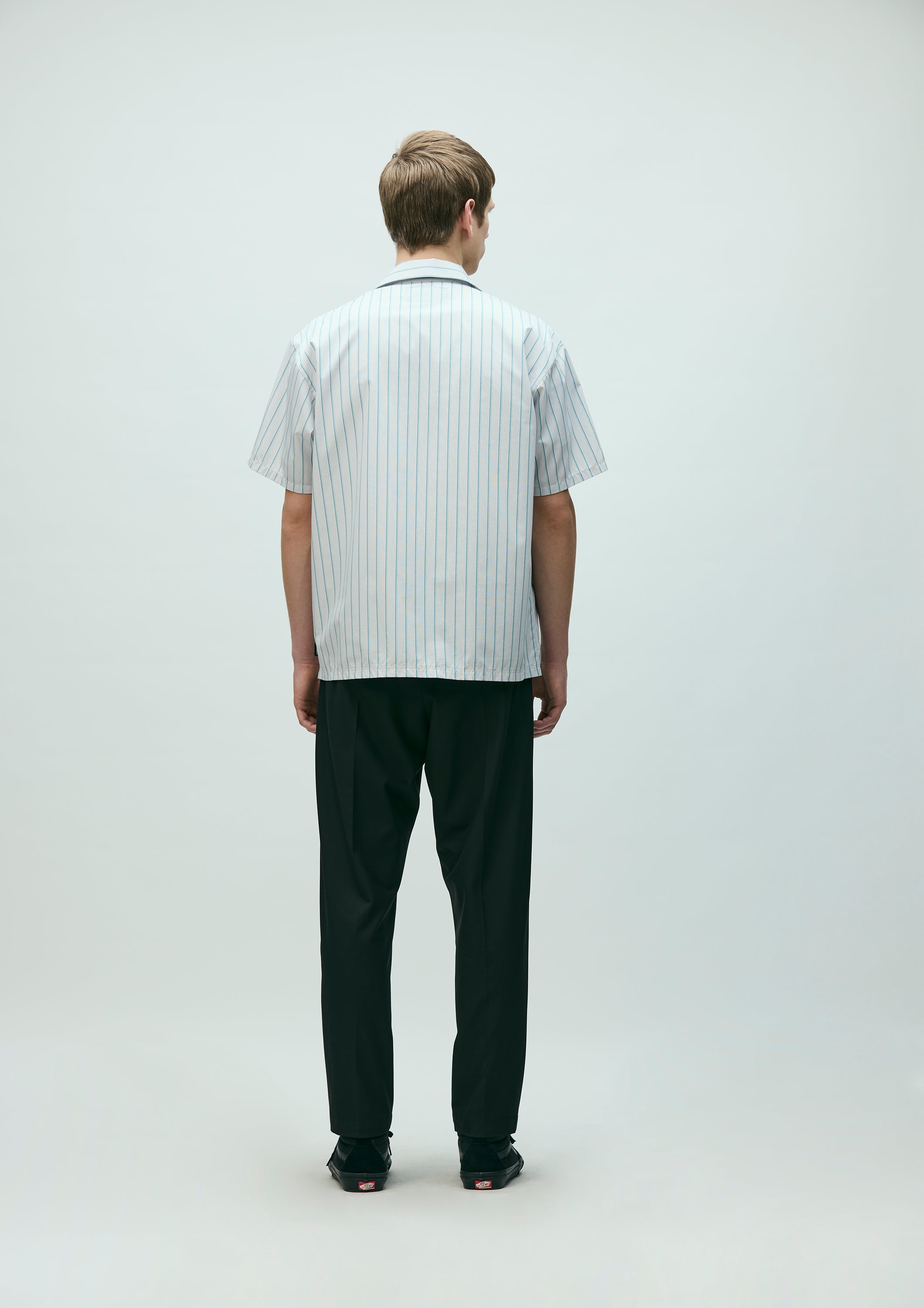 STRIPE WORK SHIRT SS