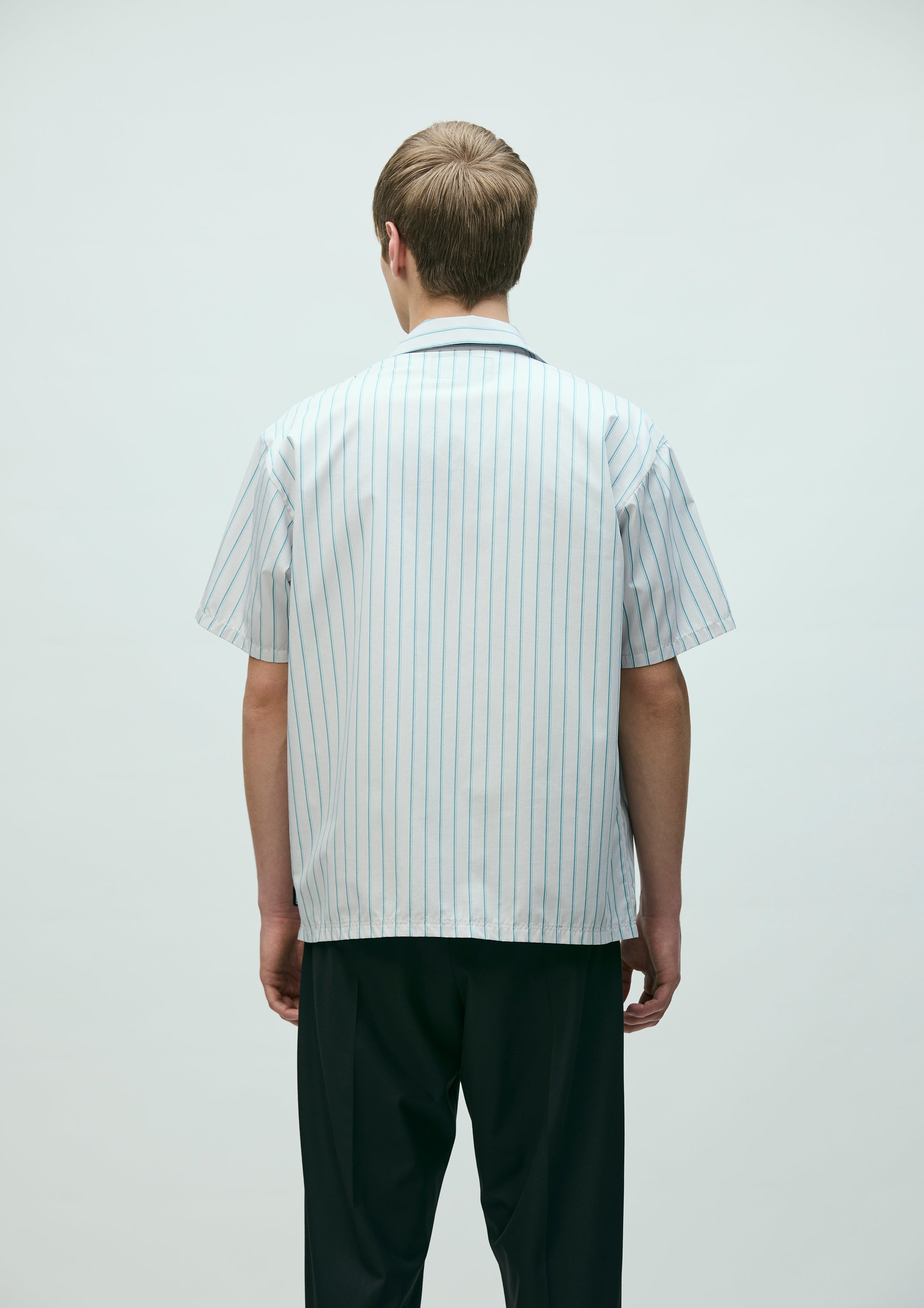 STRIPE WORK SHIRT SS