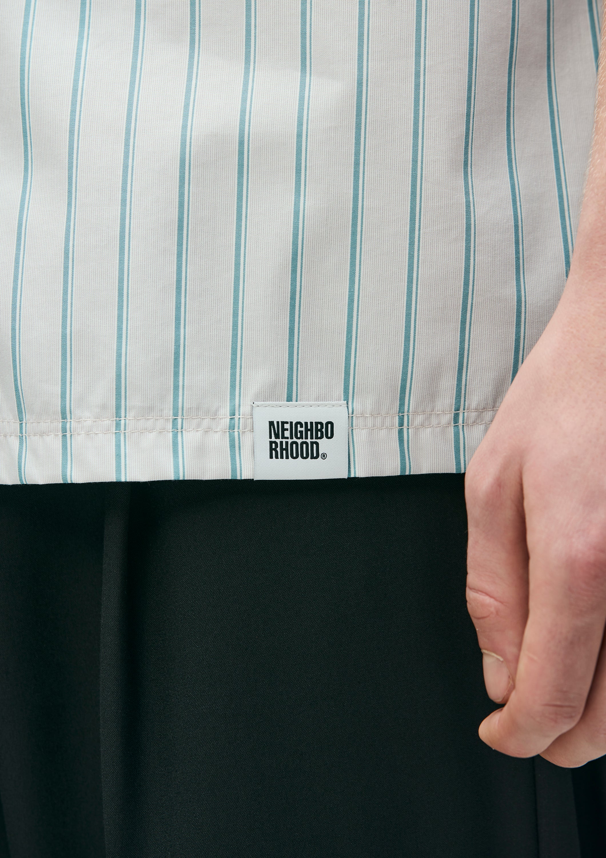 STRIPE WORK SHIRT SS