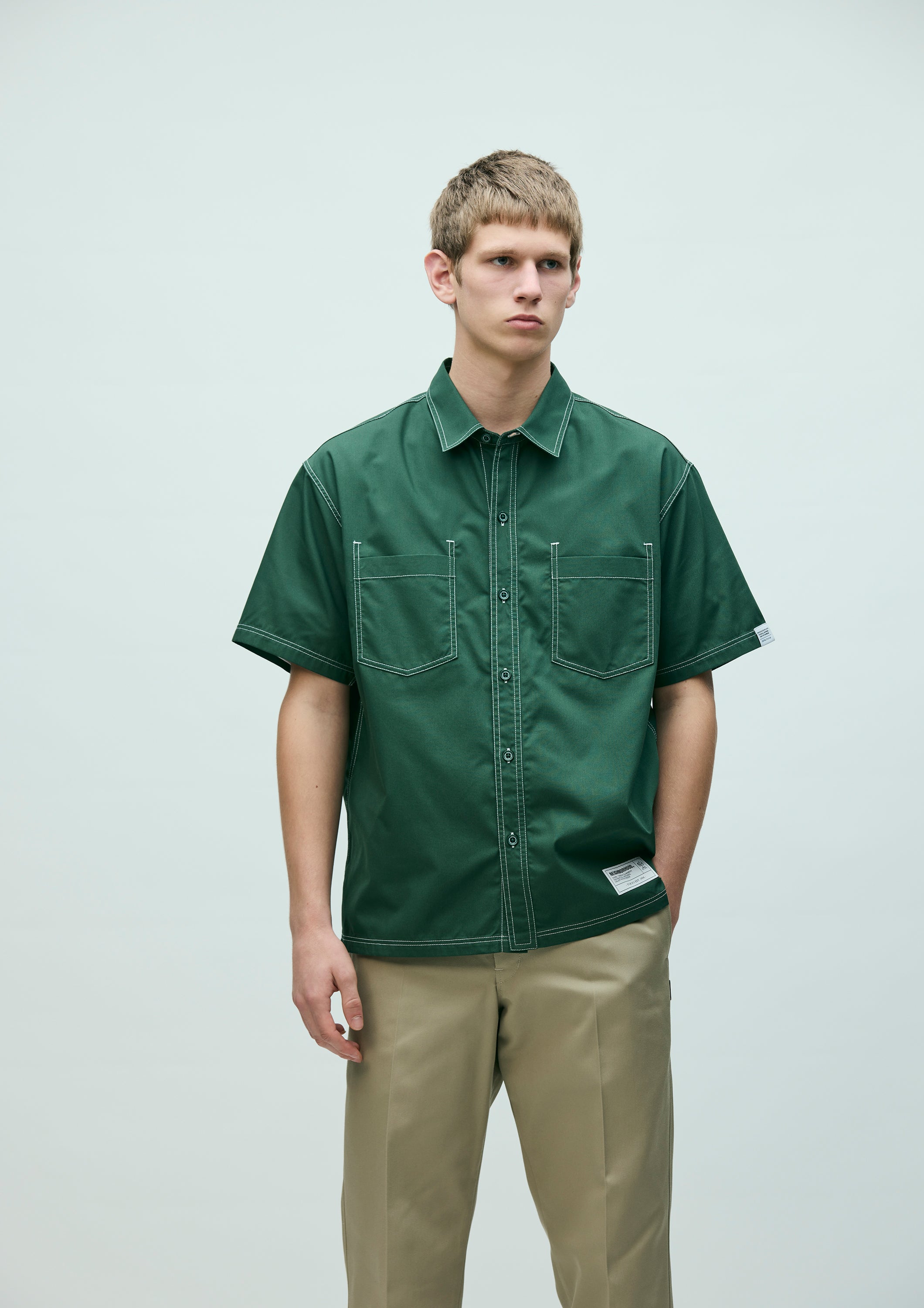 VISIBLE STITCHING SHIRT SS