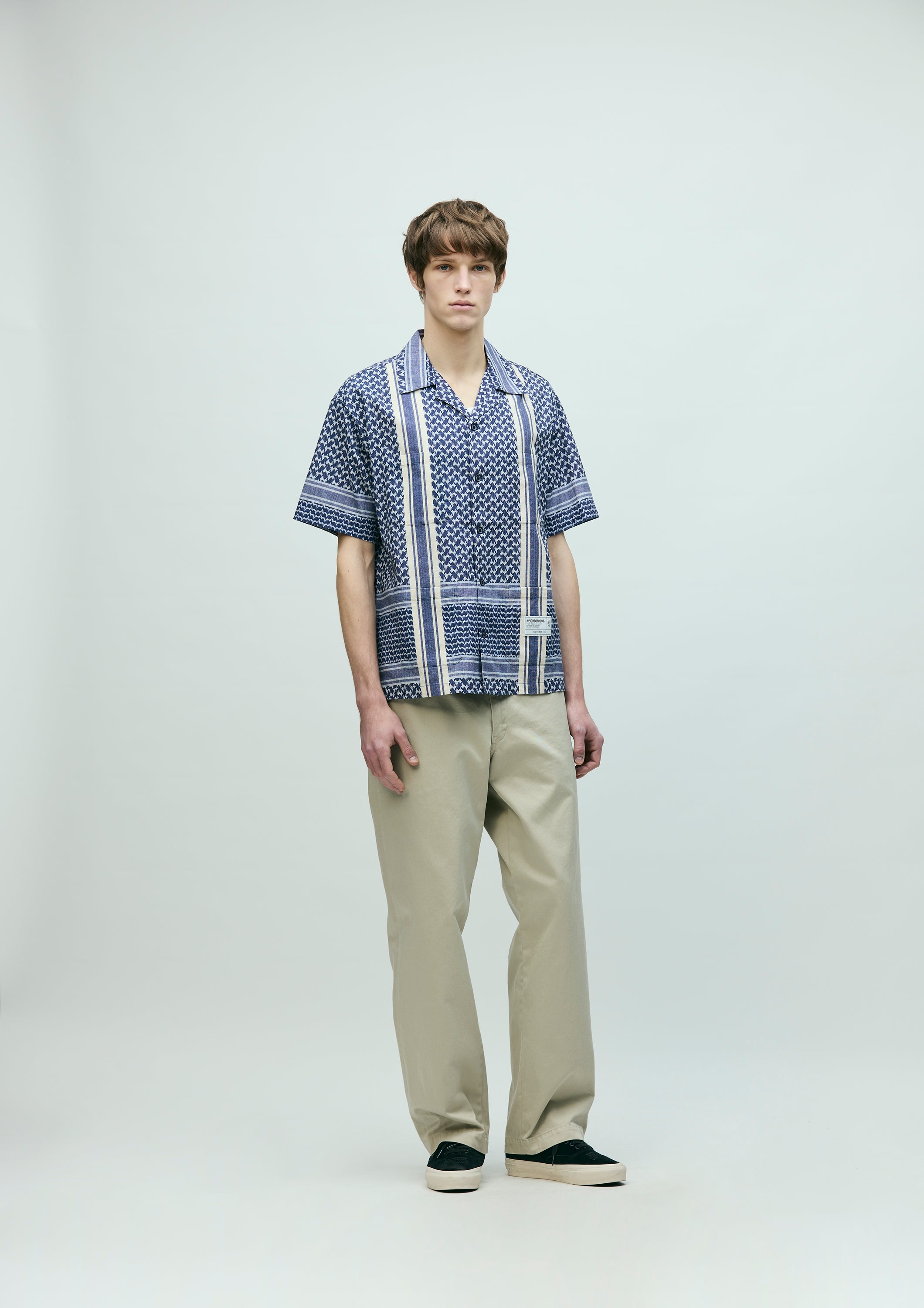 SHEMAGH PATTERN SHIRT SS