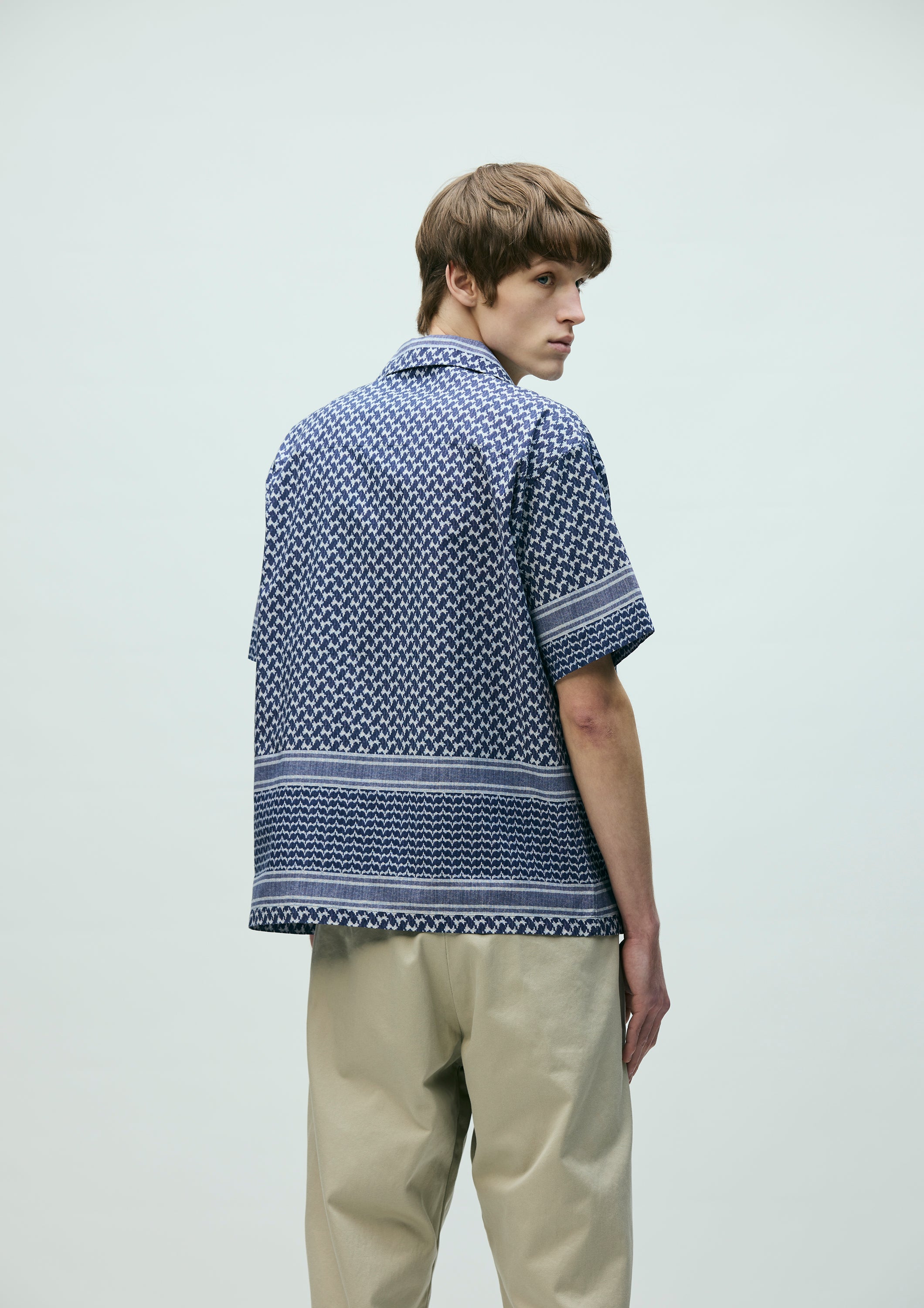 SHEMAGH PATTERN SHIRT SS