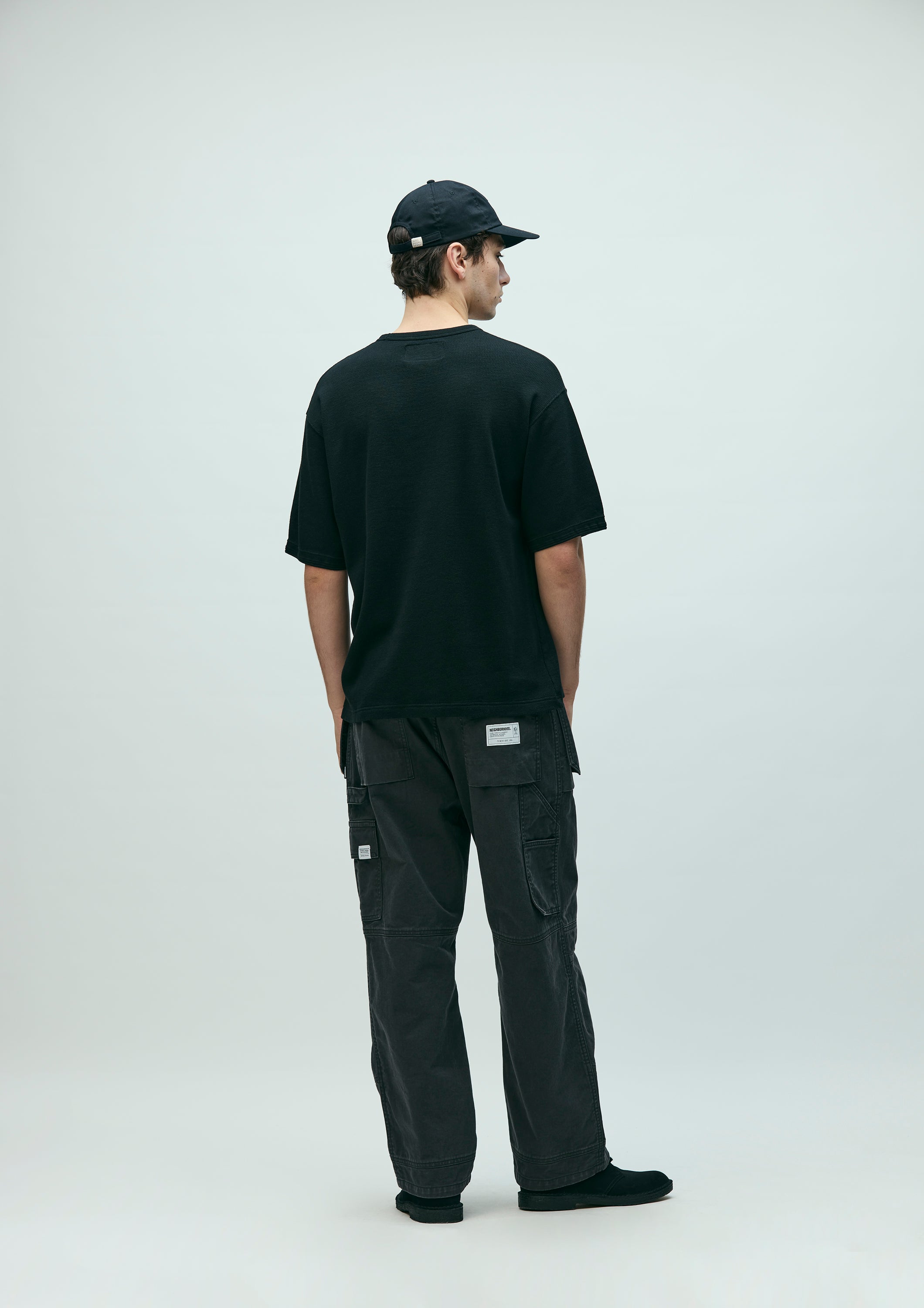 HONEYCOMB FABRIC CREWNECK SS