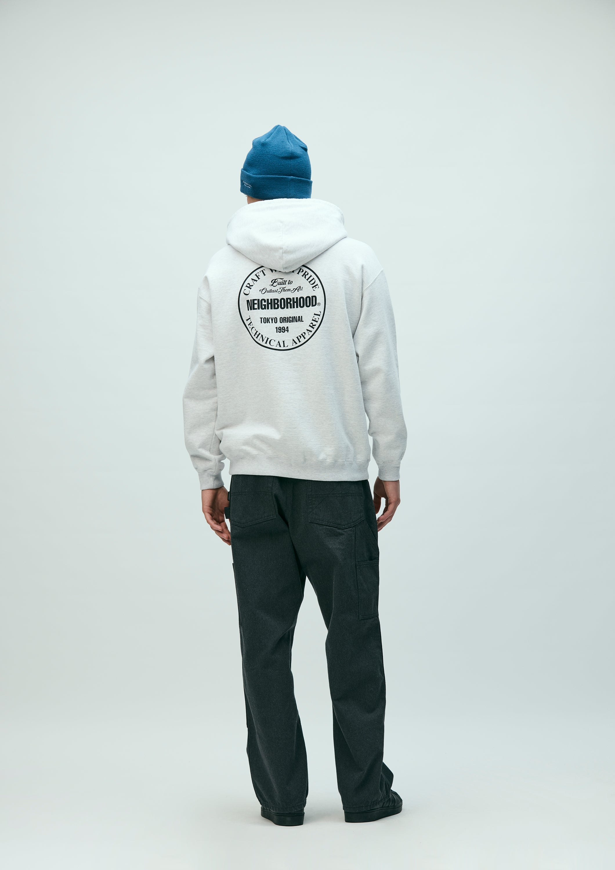 トップス NEIGHBORHOOD STAPLE SWEAT HOODIE LS Neighborhood - Staple Sweat Zip Hoodie LS in Khaki – Stoy