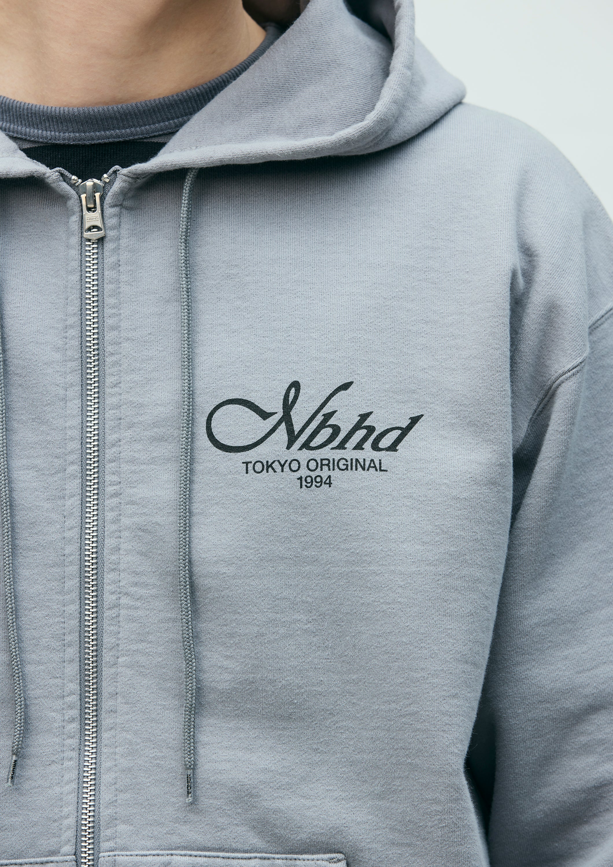STAPLE SWEAT ZIP HOODIE LS