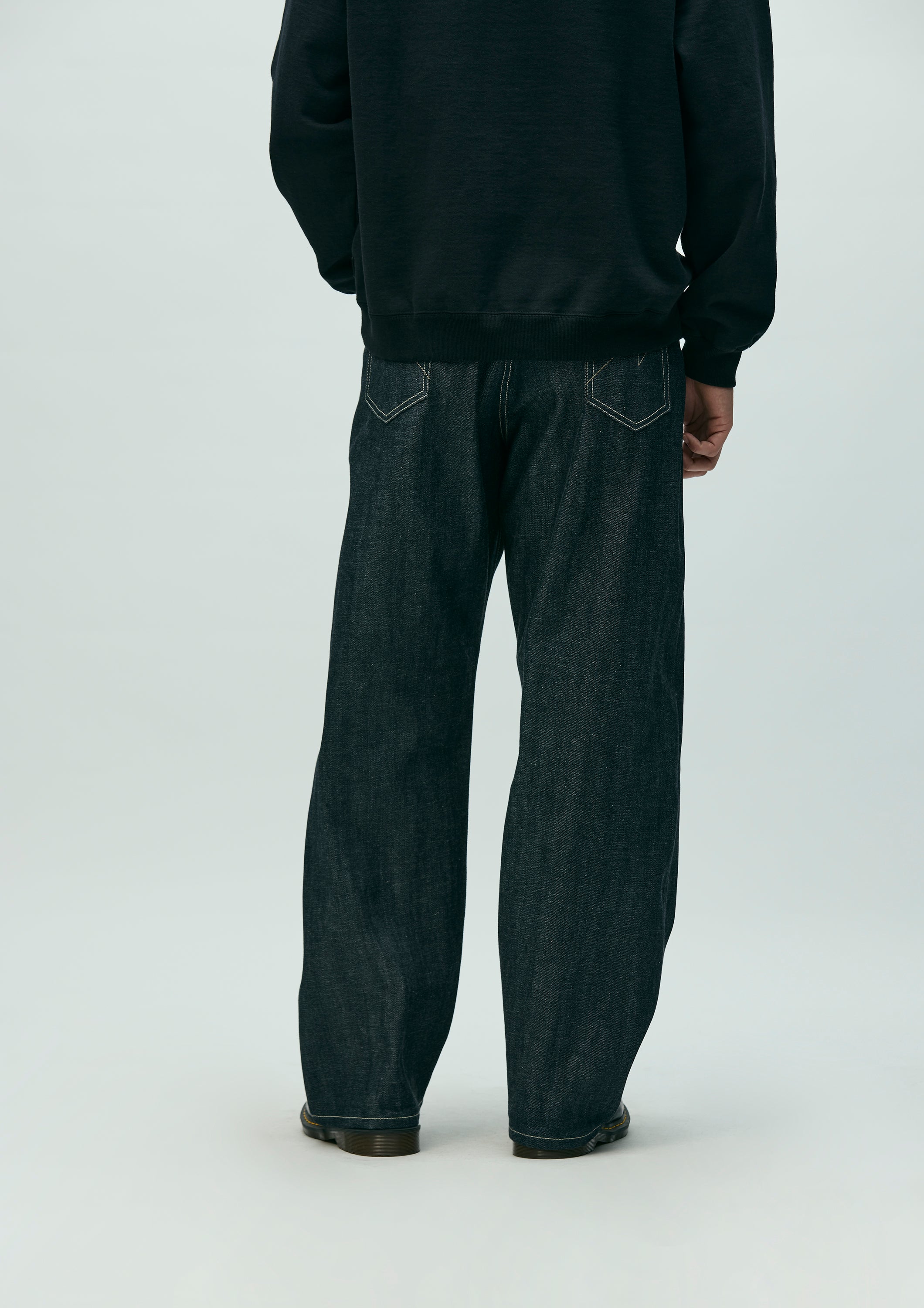 RIGID DENIM DP WIDE PANTS