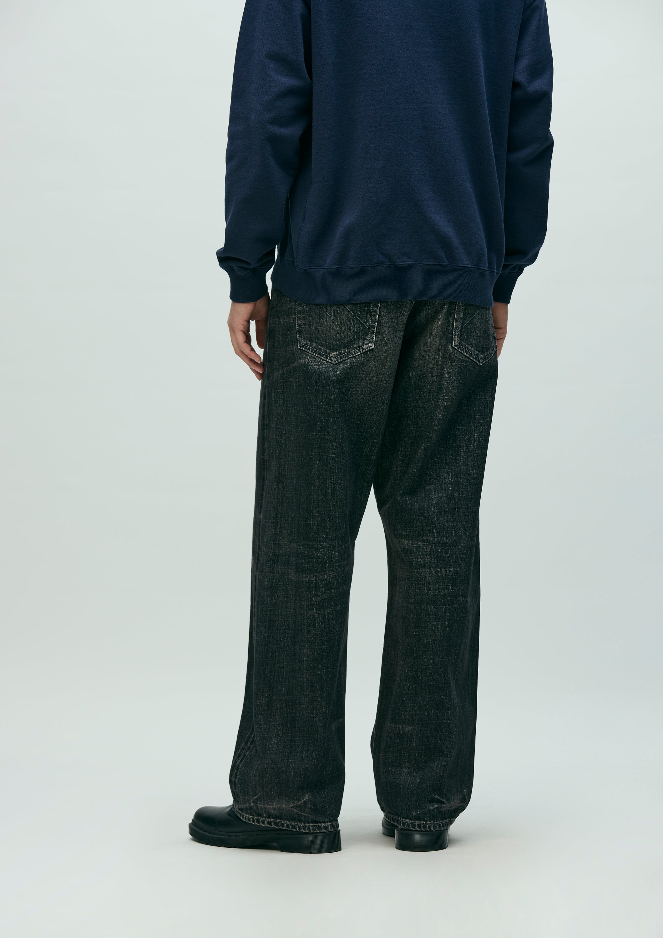【美品】NEIGHBORHOOD ワイドデニムパンツ WASHED DENIM DP WIDE PANTS