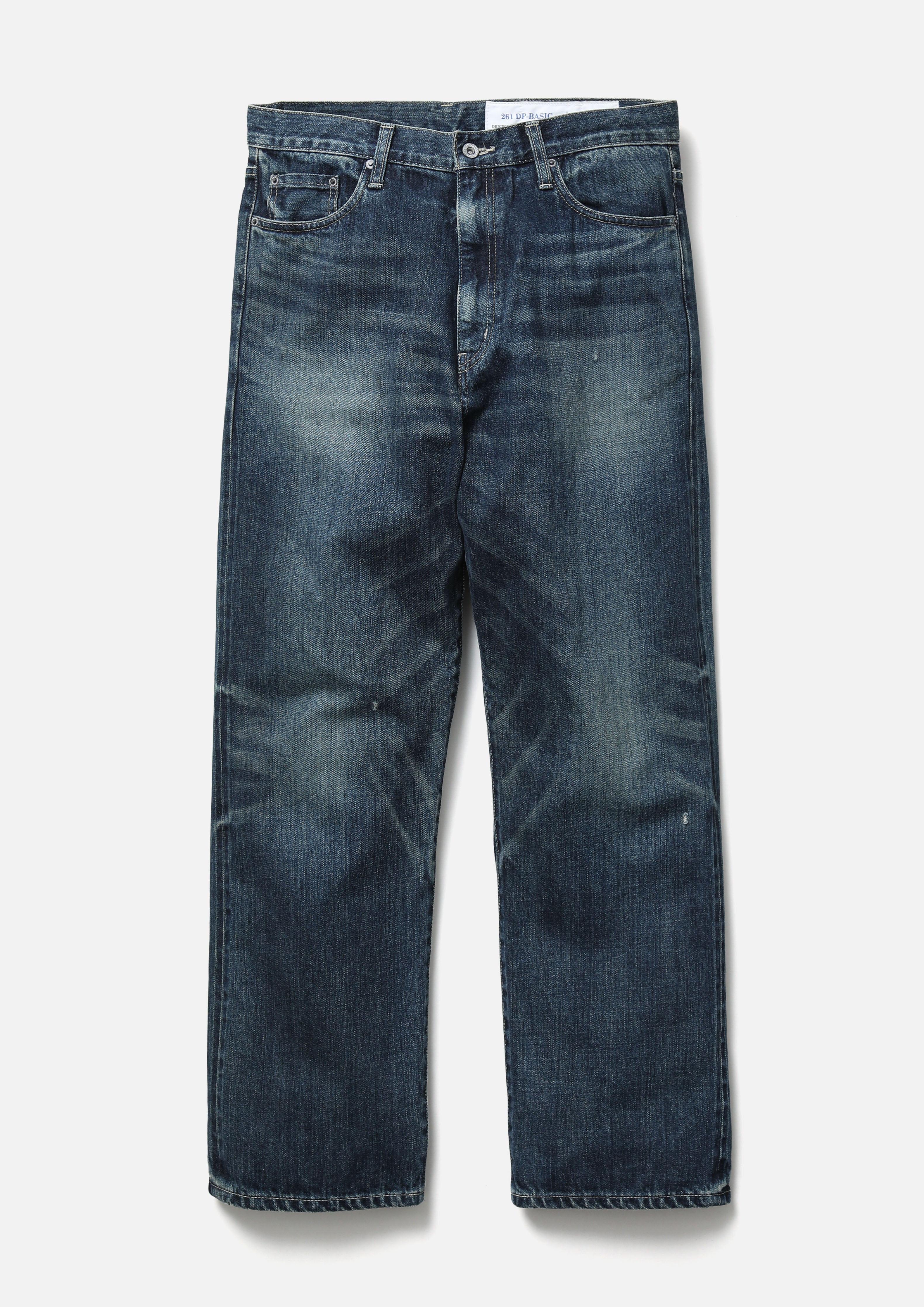 WASHED DENIM DP BASIC PANTS