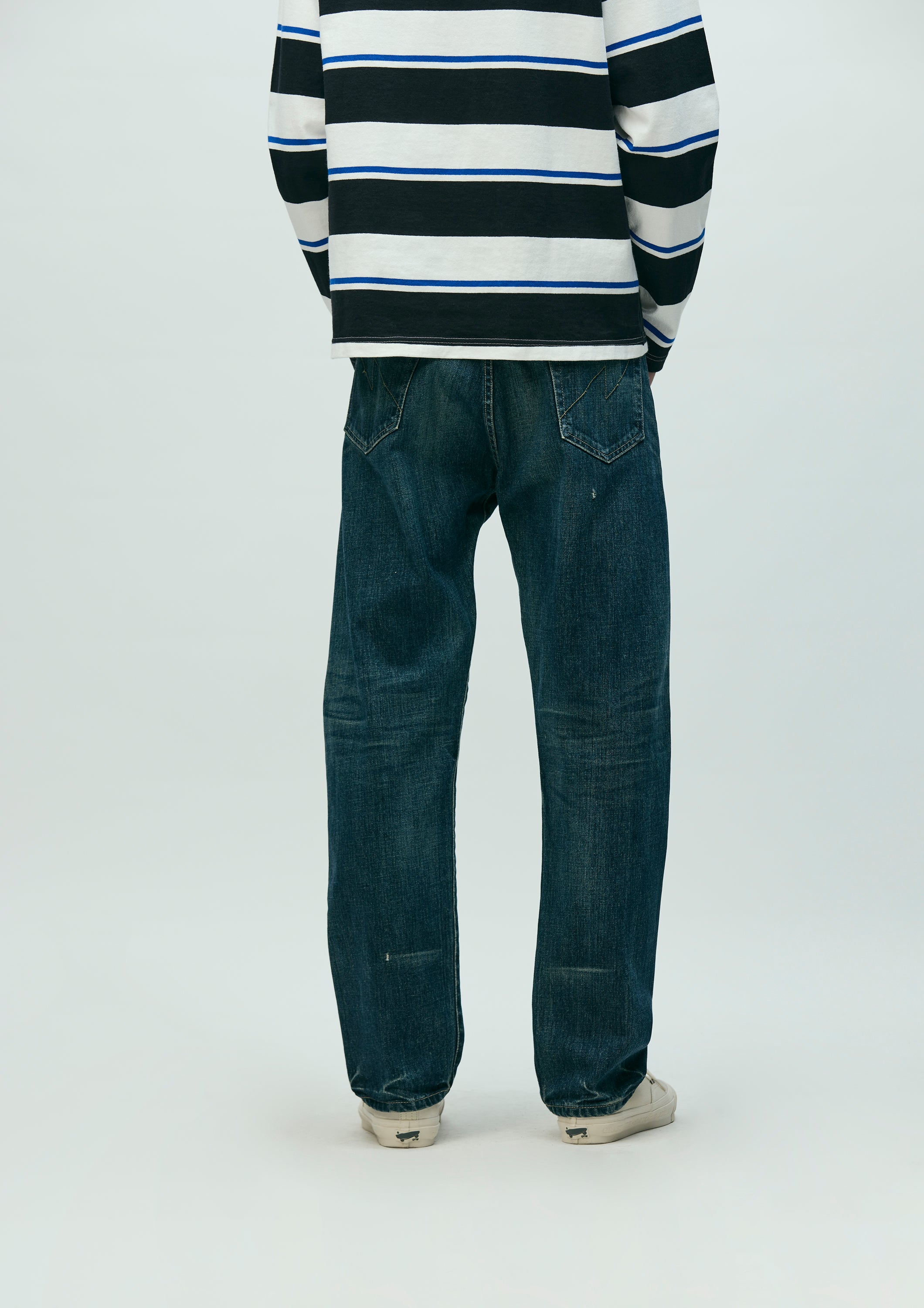 WASHED DENIM DP MID PANTS