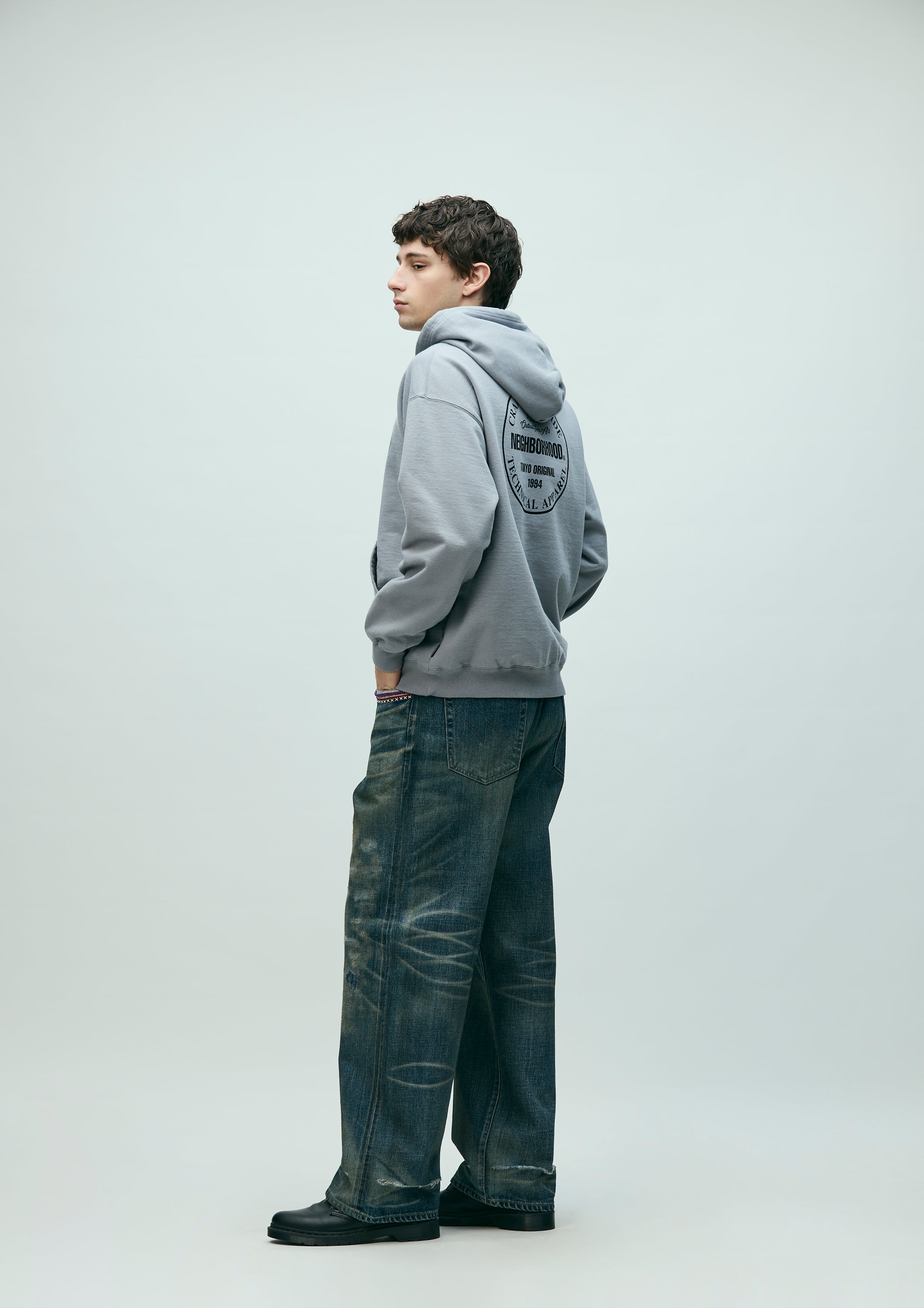 SAVAGE DENIM DP WIDE PANTS