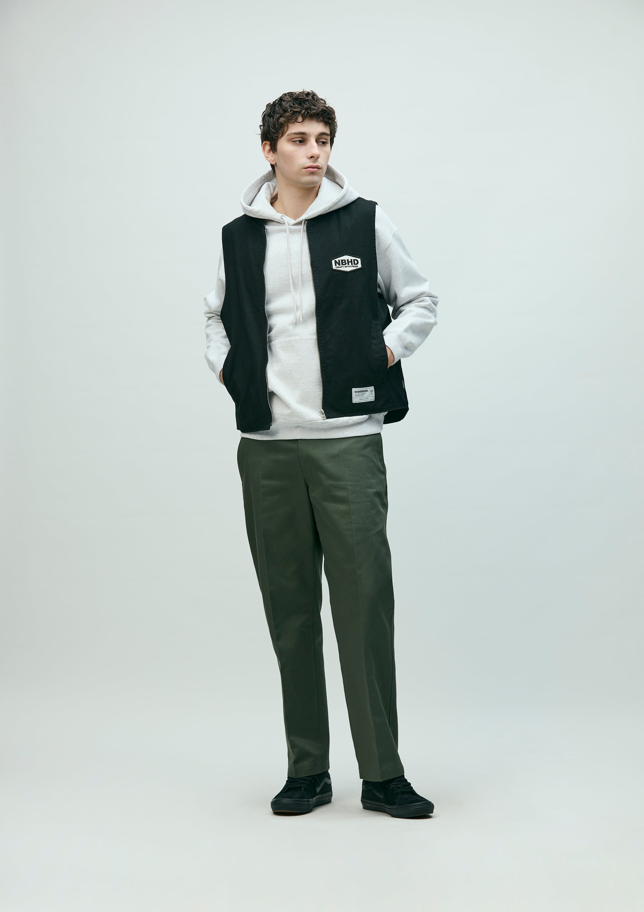 SLIM STRAIGHT WORK PANTS