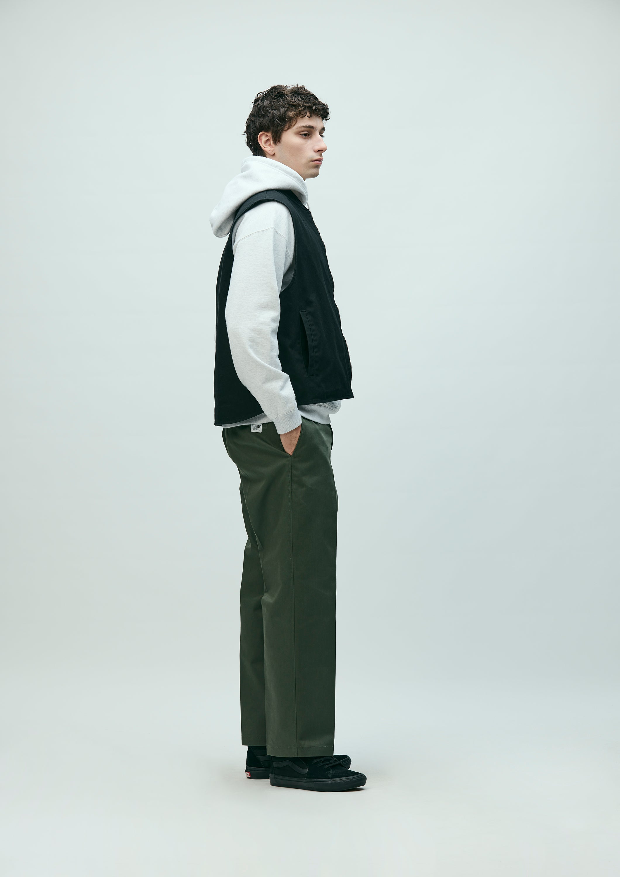 SLIM STRAIGHT WORK PANTS