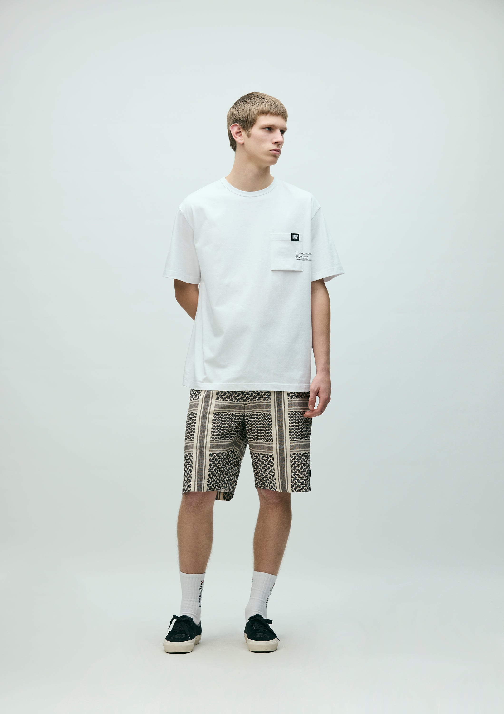 SHEMAGH PATTERN SHORT PANTS