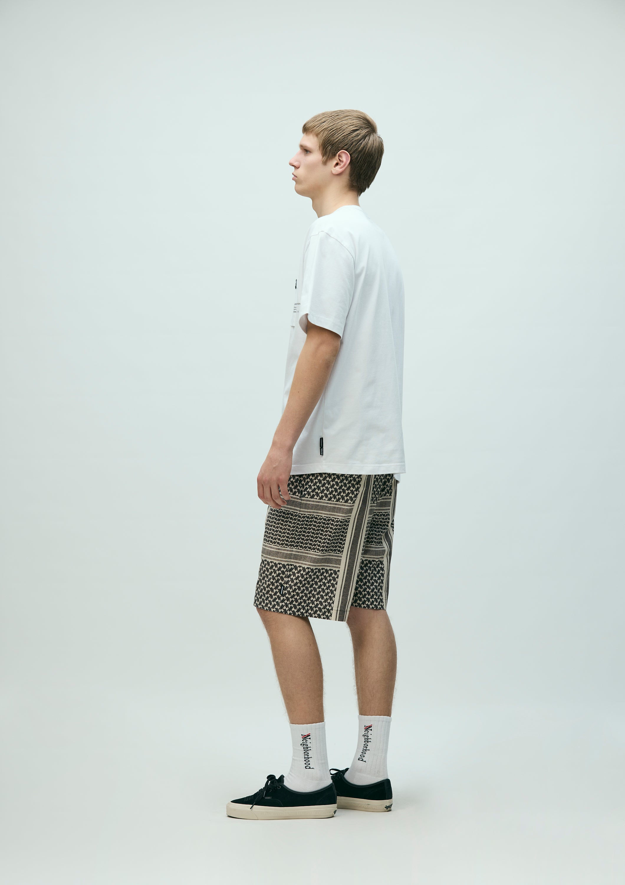 SHEMAGH PATTERN SHORT PANTS