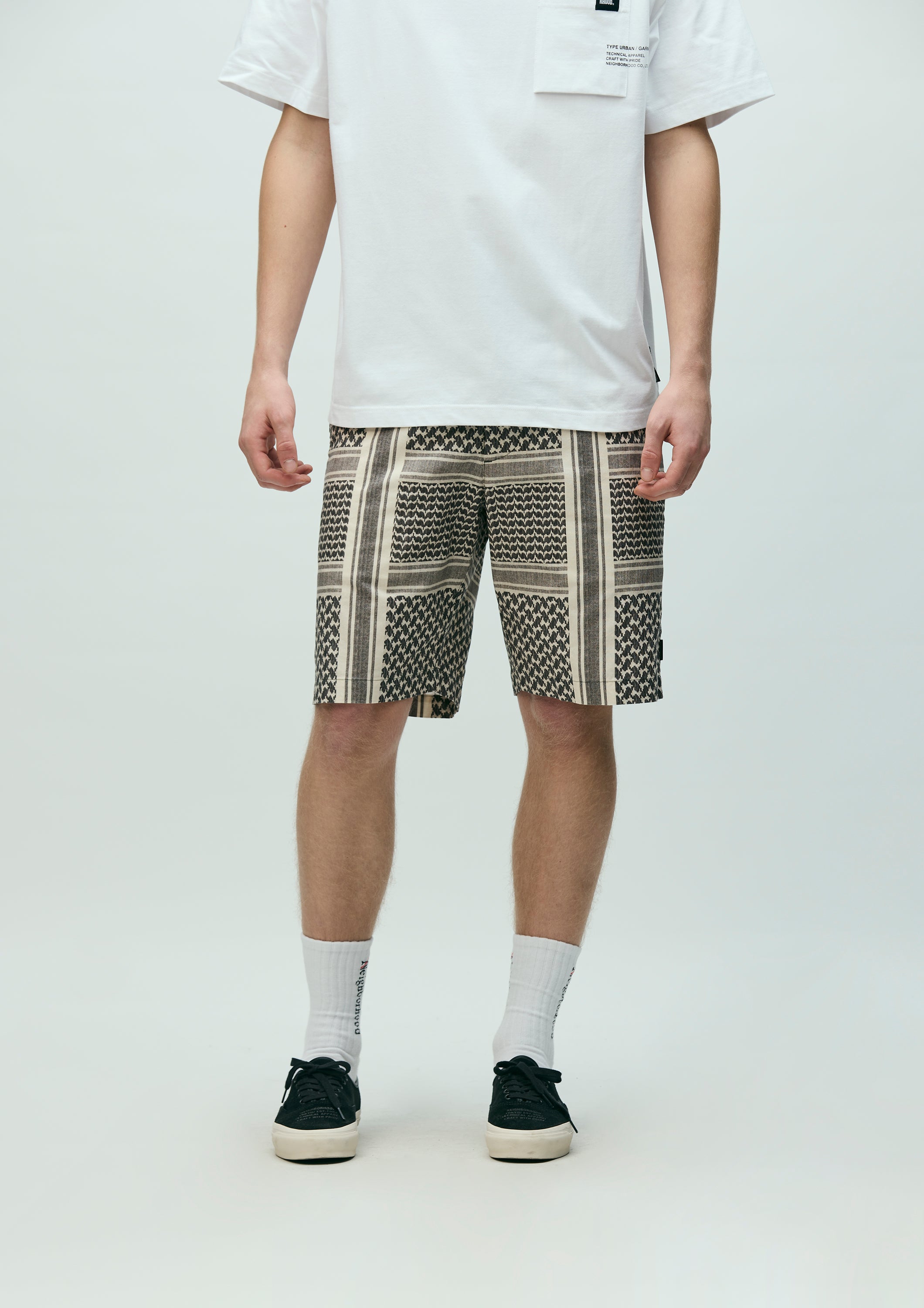 SHEMAGH PATTERN SHORT PANTS
