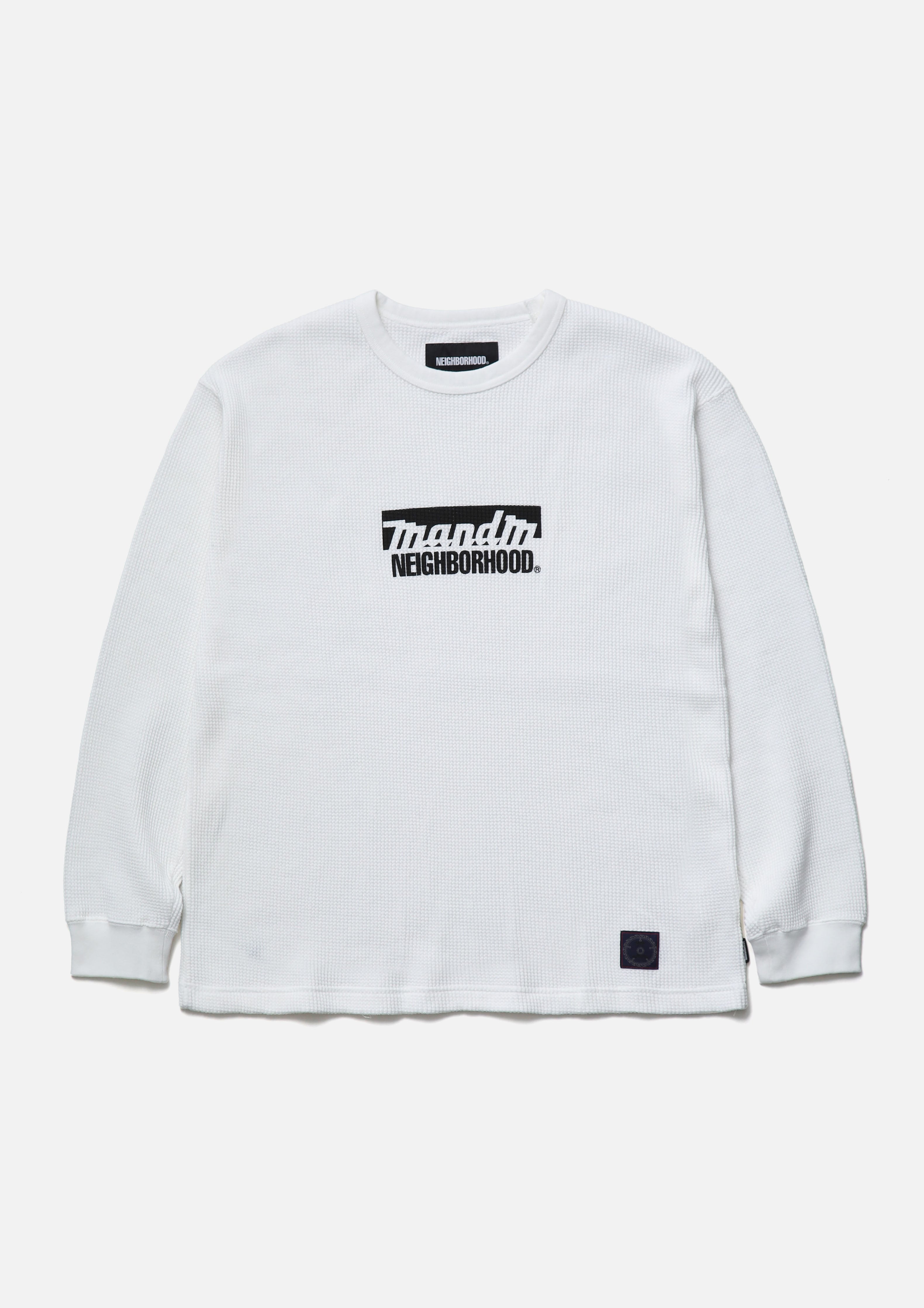 NH X M&M . WAFFLE FABRIC CREWNECK LS