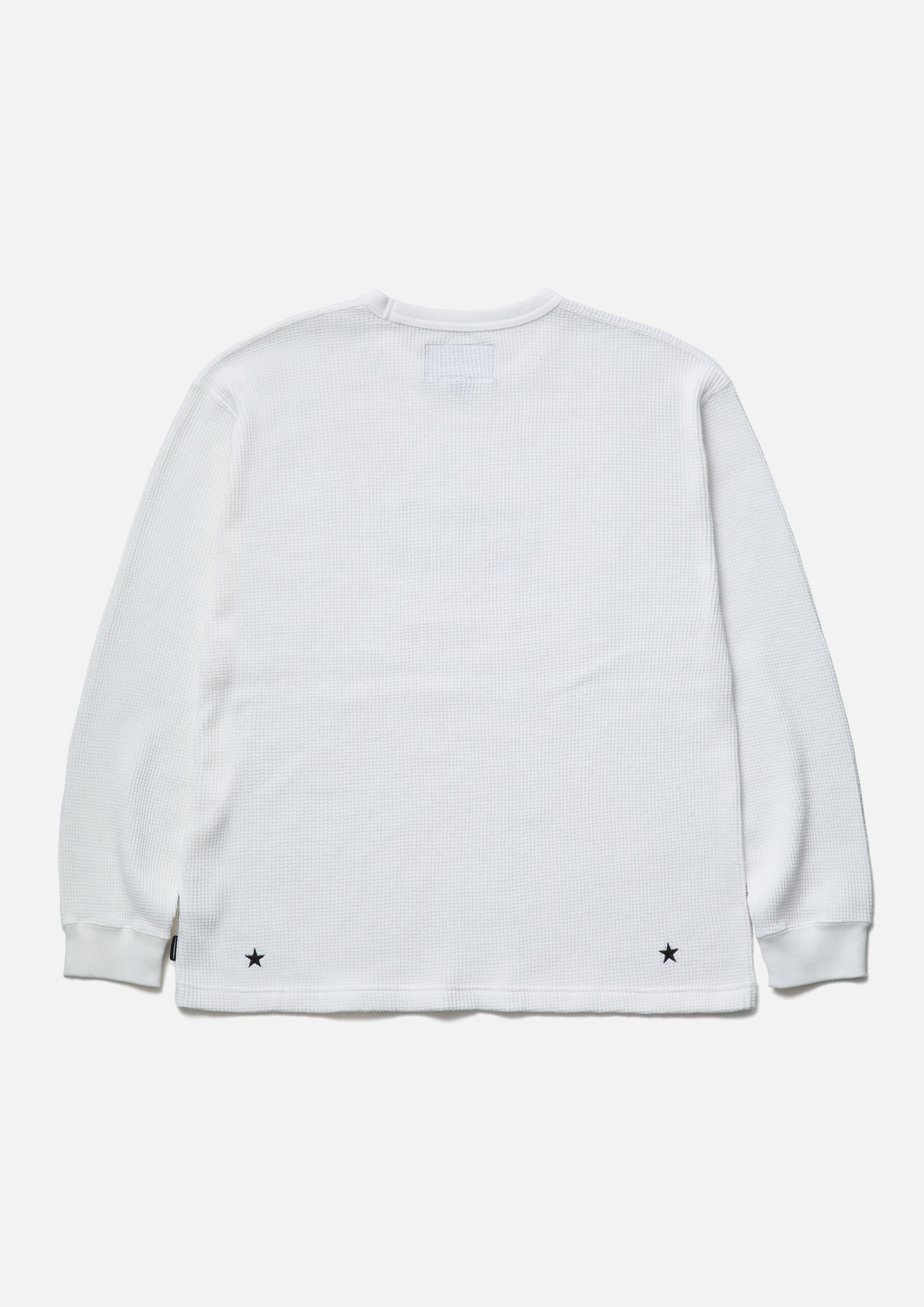 NH X M&M . WAFFLE FABRIC CREWNECK LS