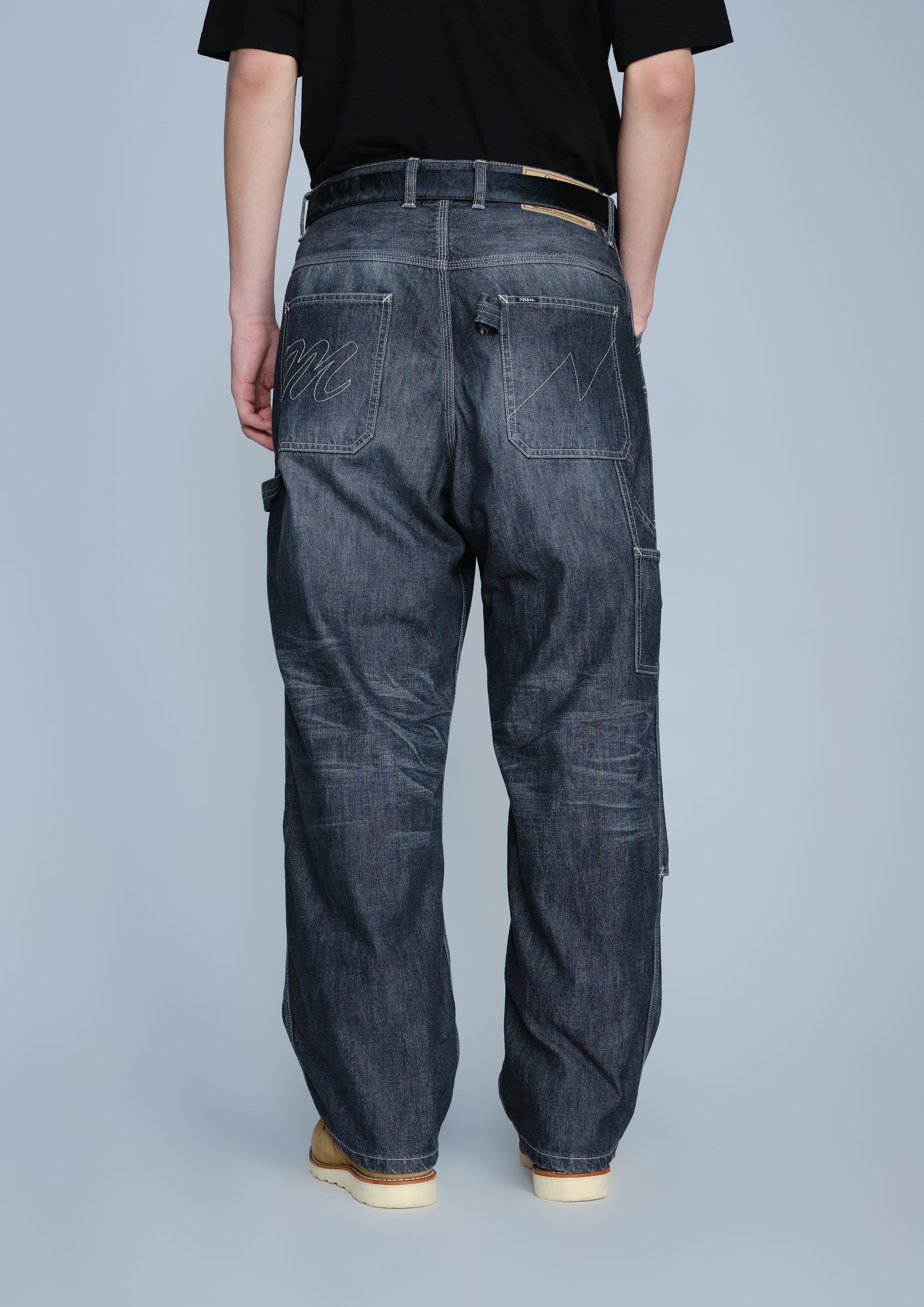 パンツ NH X M&M WASHED DENIM PAINTER PANTS L NH X M&M . WASHED DENIM PAINTER PANTS