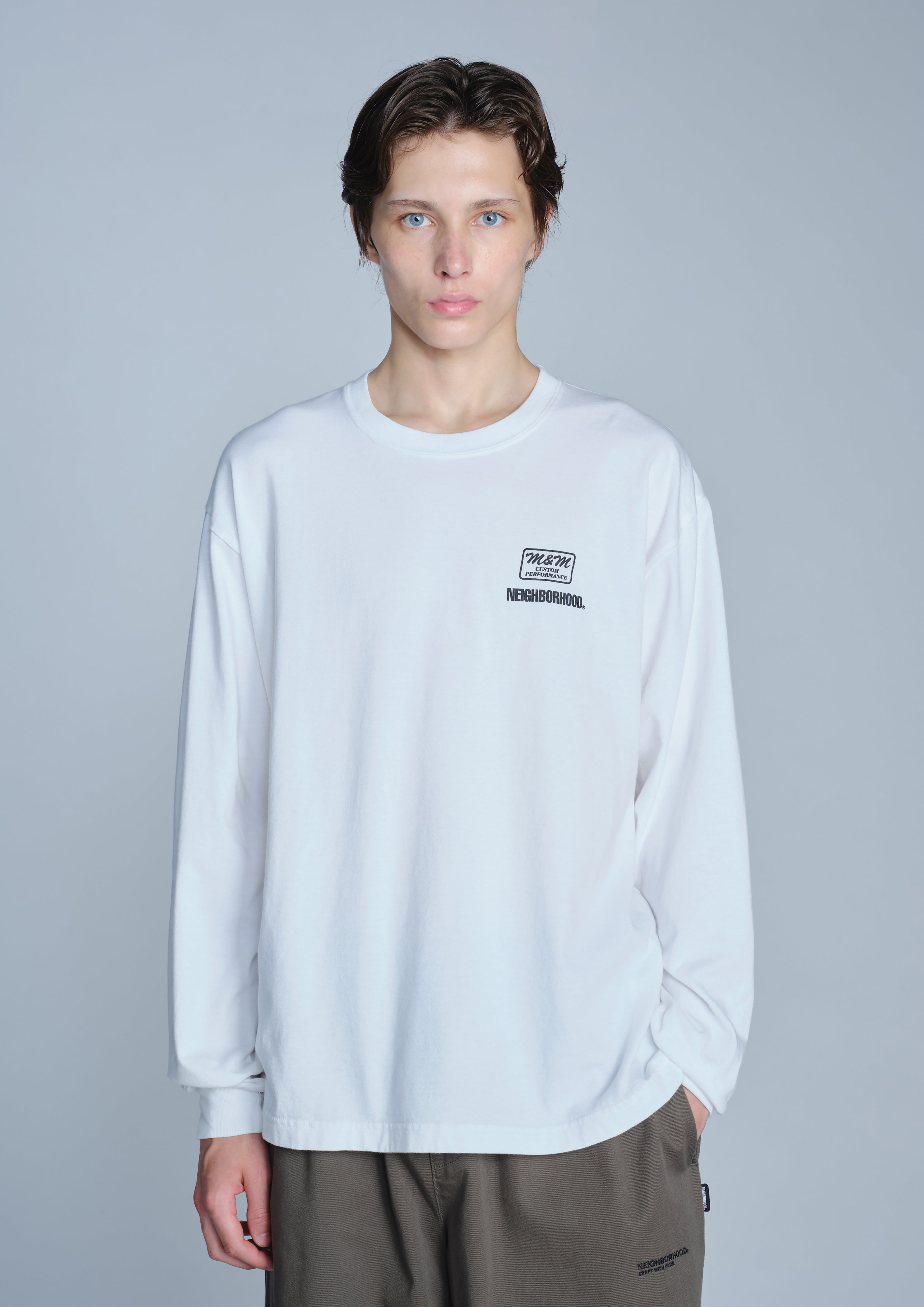 26AW NEIGHBORHOOD × M&M NH TEE LS Lサイズ NH X M&M . TEE LS