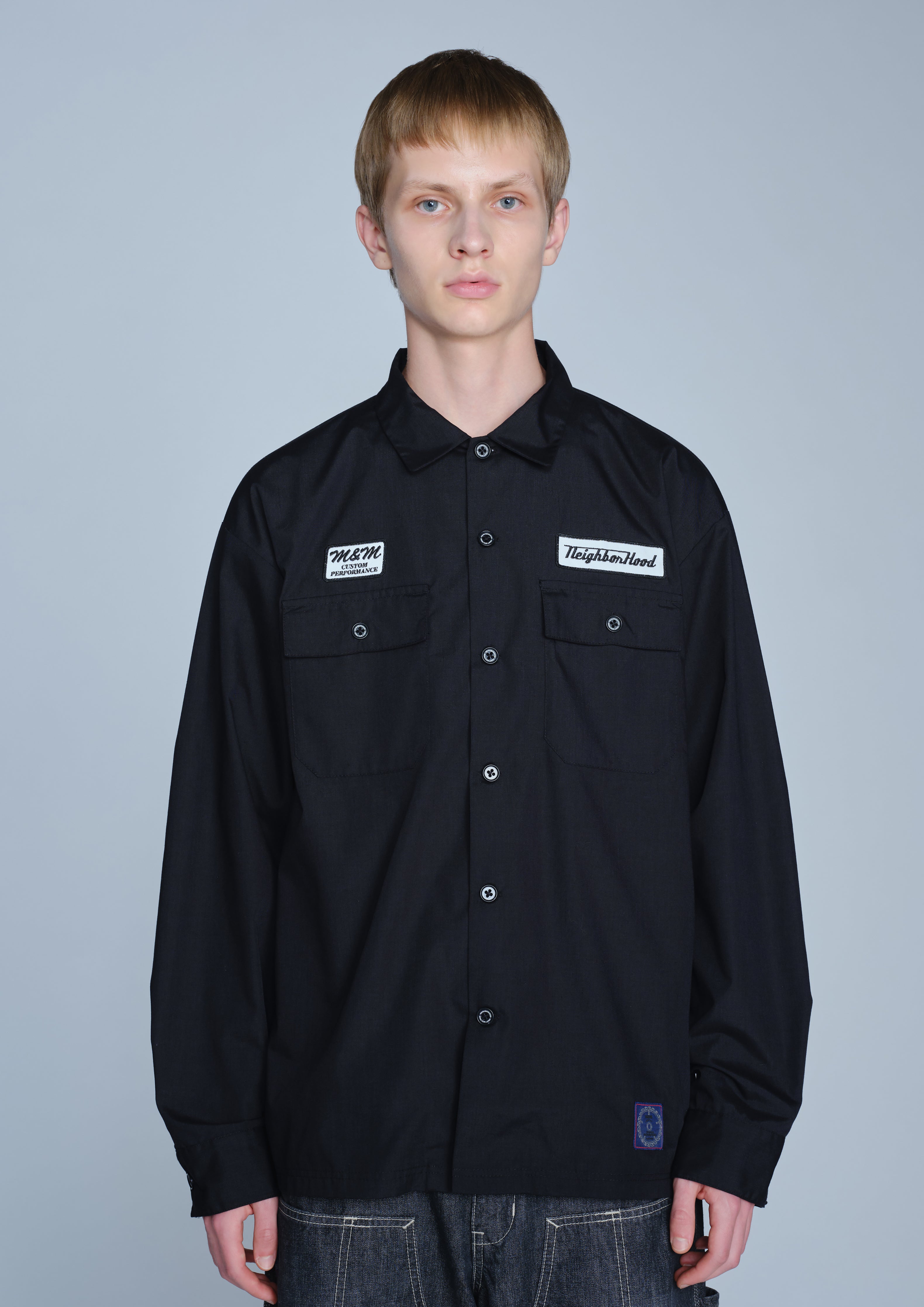 26AW NEIGHBORHOOD × M&M NH TEE LS サイズL NH X M&M . CLASSIC WORK SHIRT LS