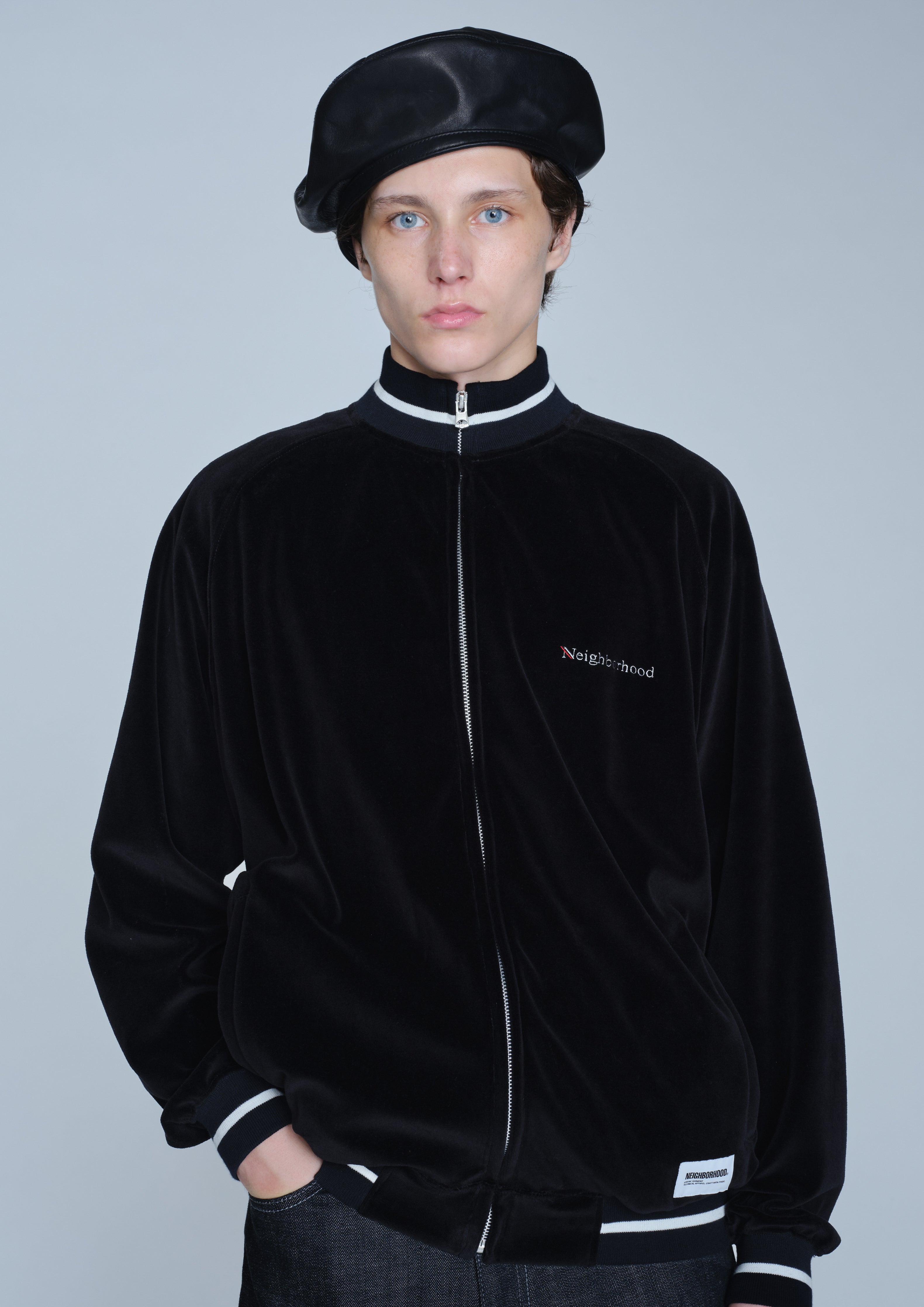 VELOUR TRACK JACKET