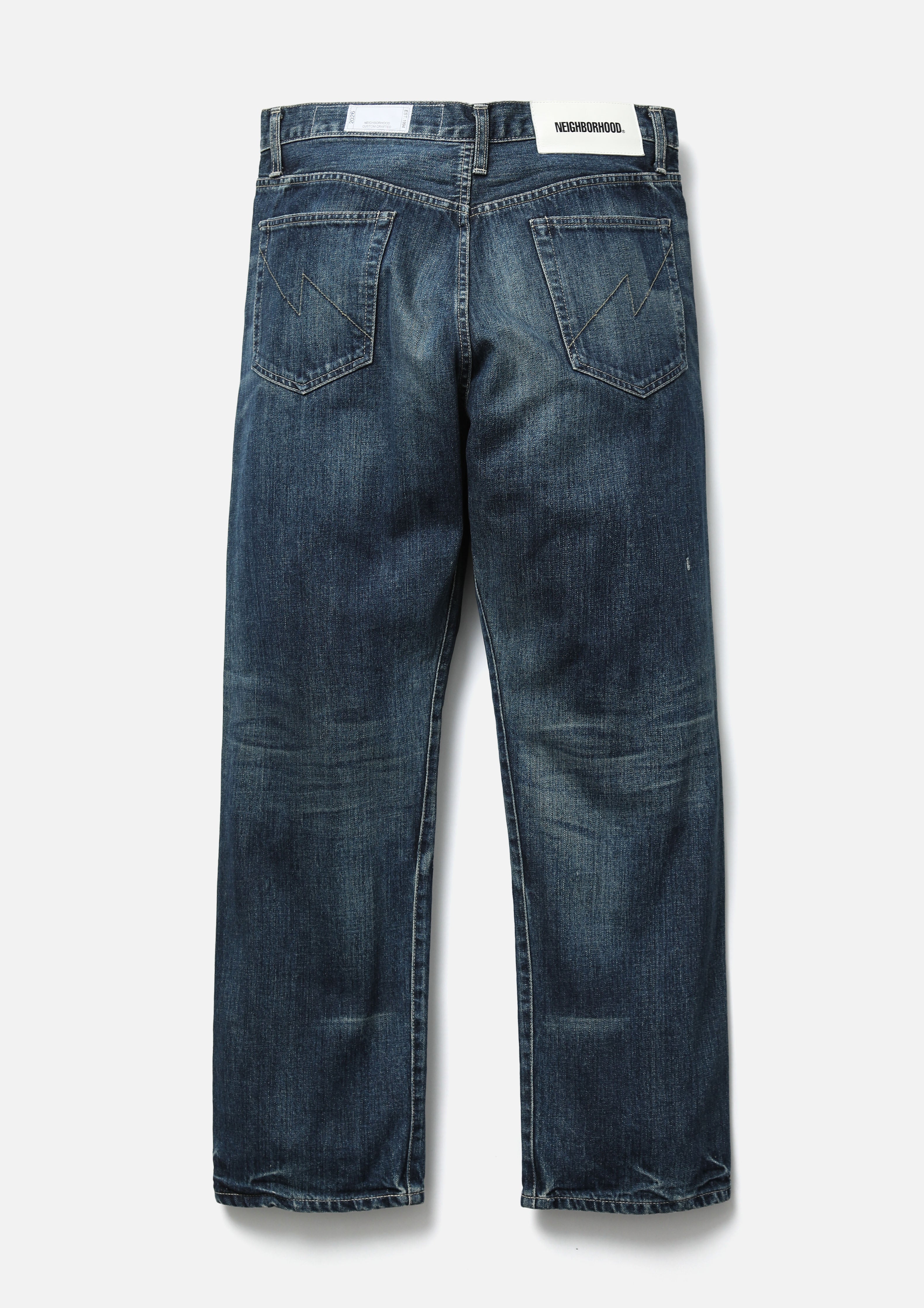 WASHED DENIM DP BASIC PANTS