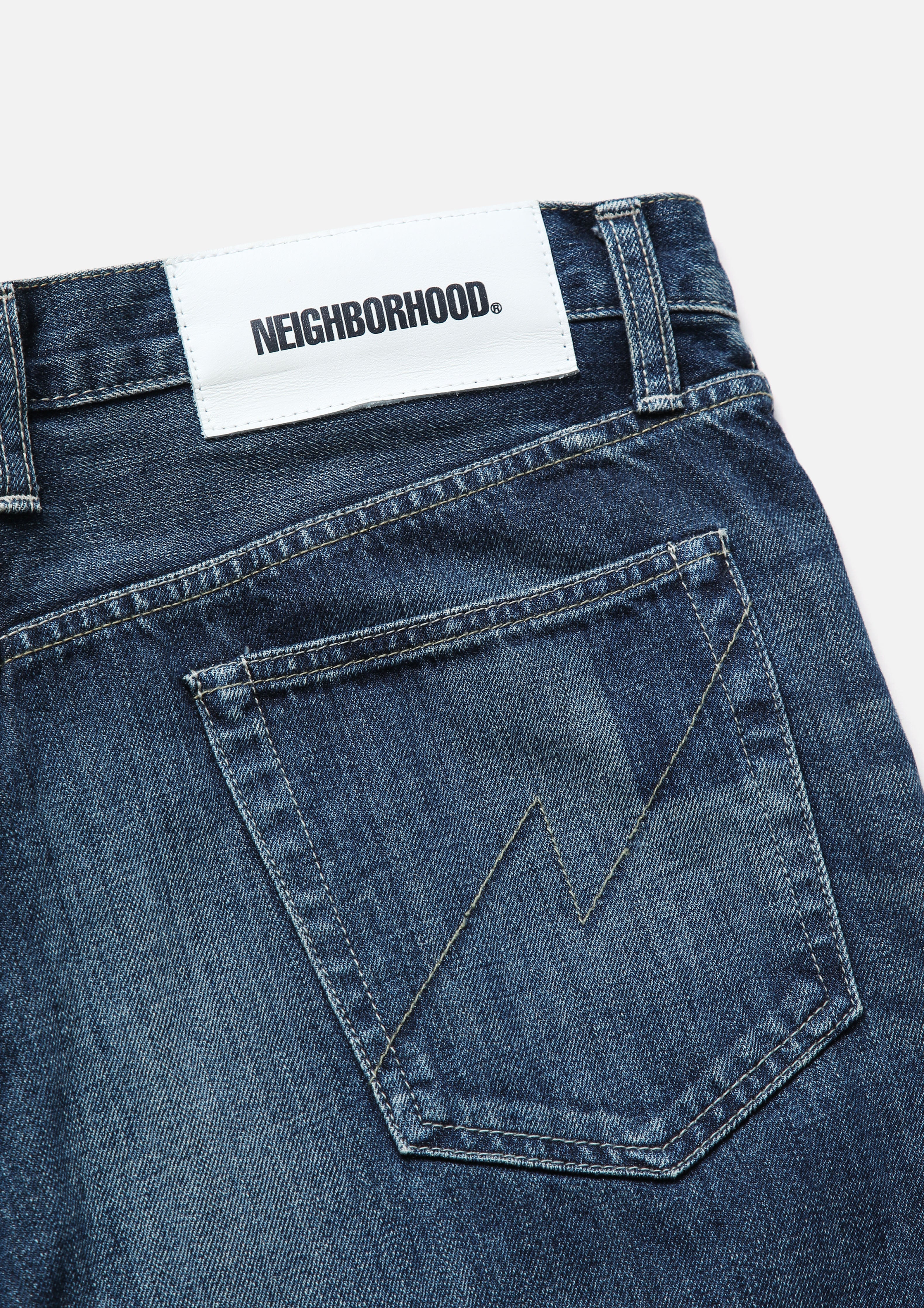 WASHED DENIM DP MID PANTS