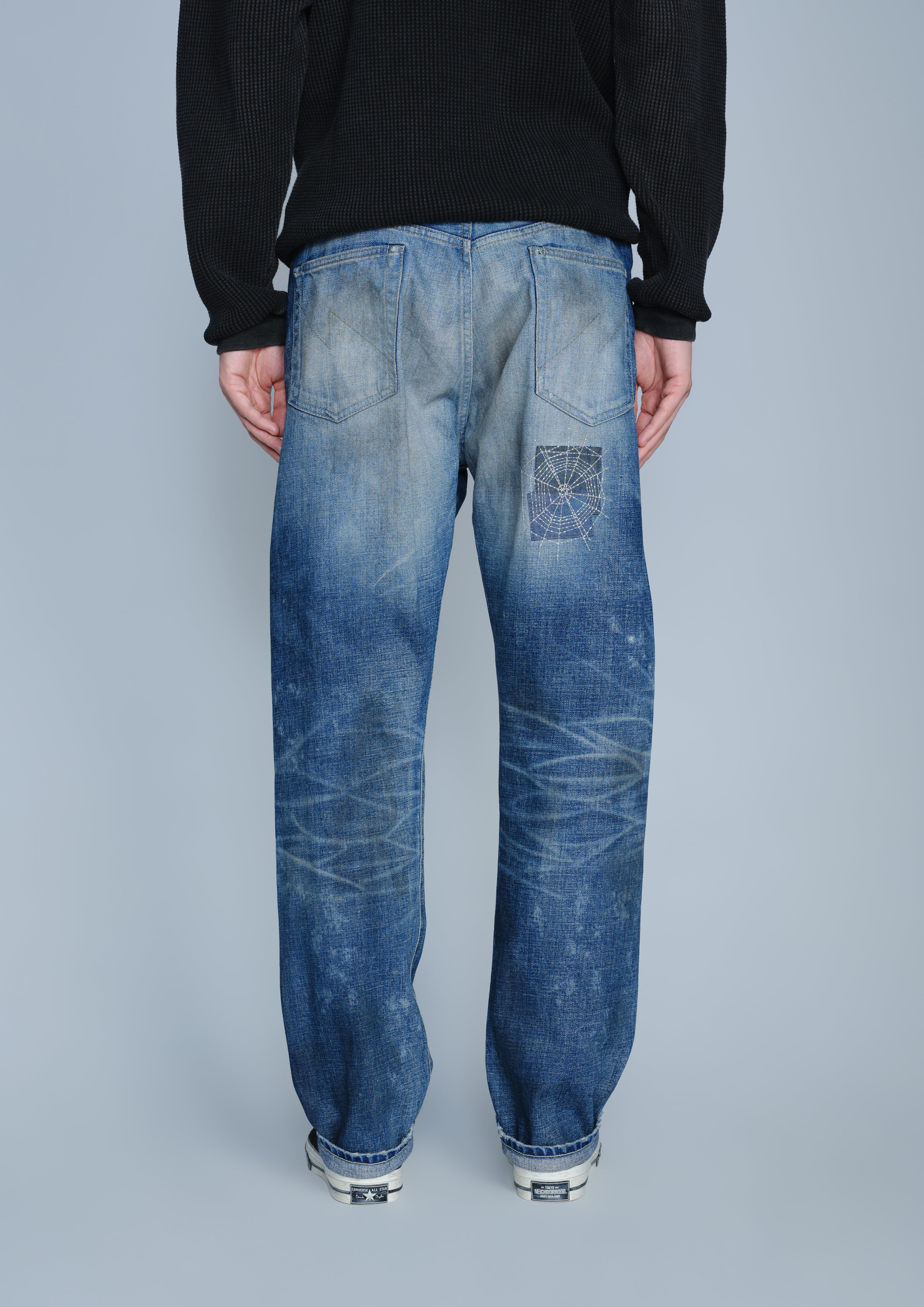 SAVAGE DENIM DP MID PANTS