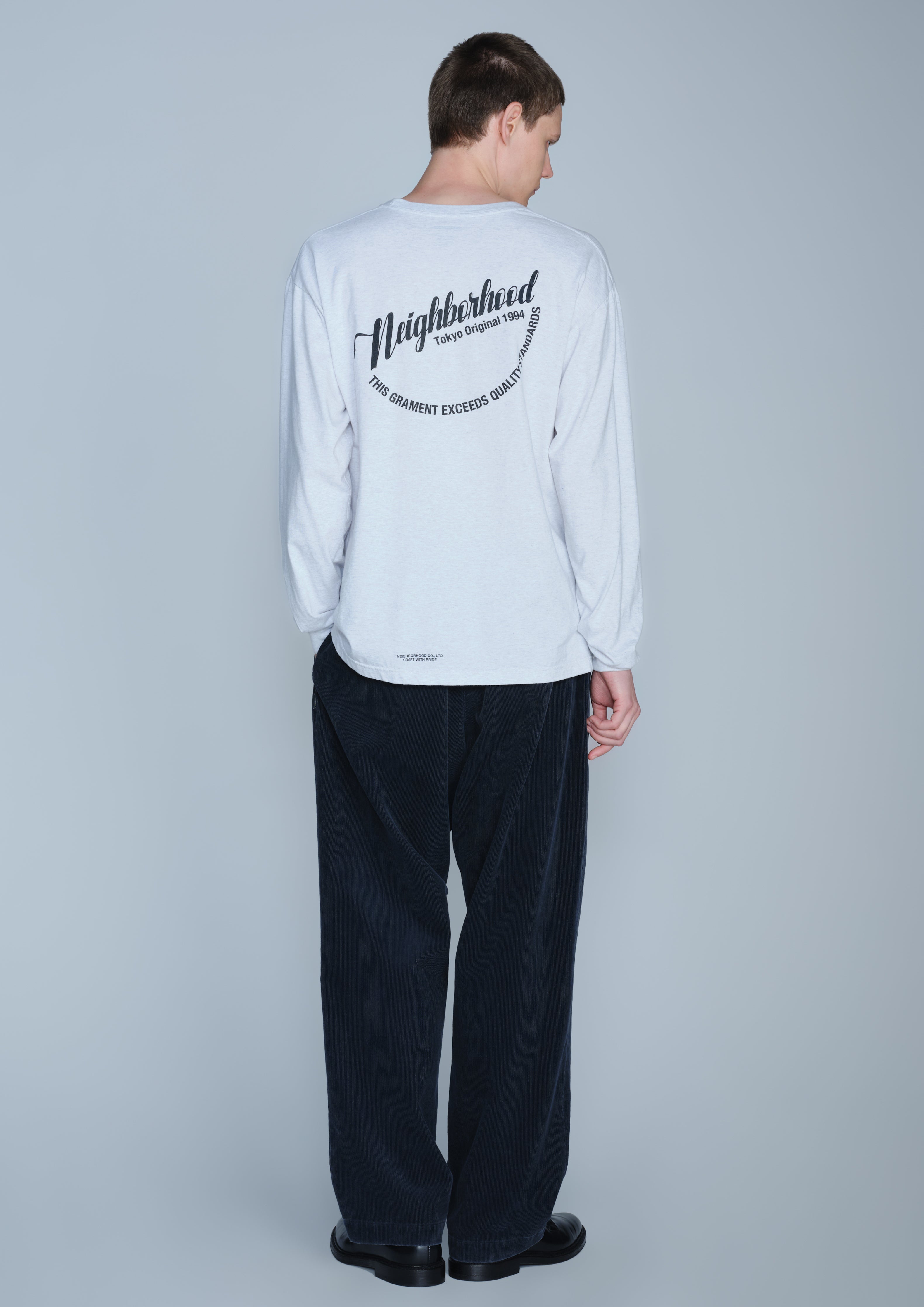 WASHED CORDUROY PLAIN PANTS
