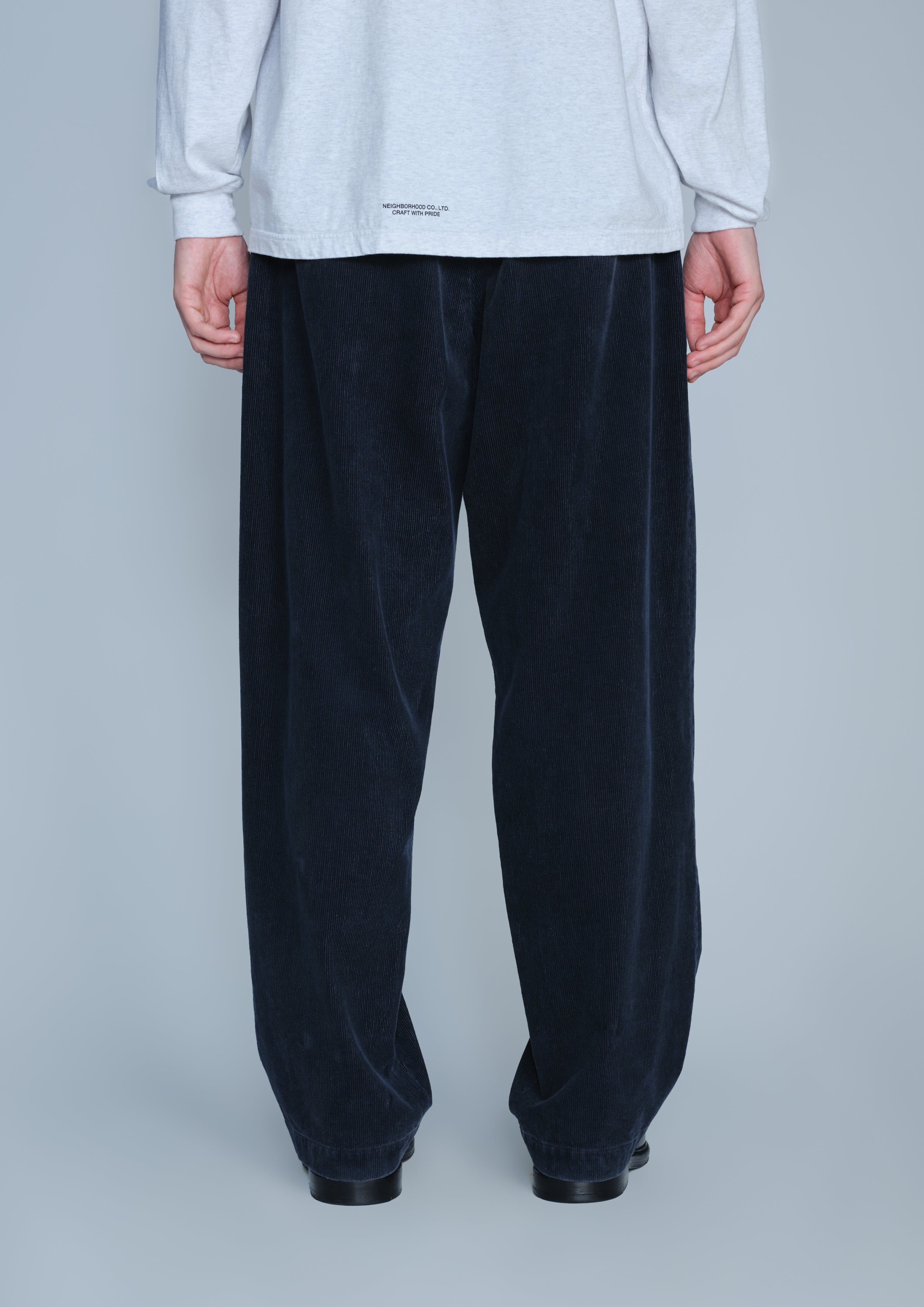 WASHED CORDUROY PLAIN PANTS