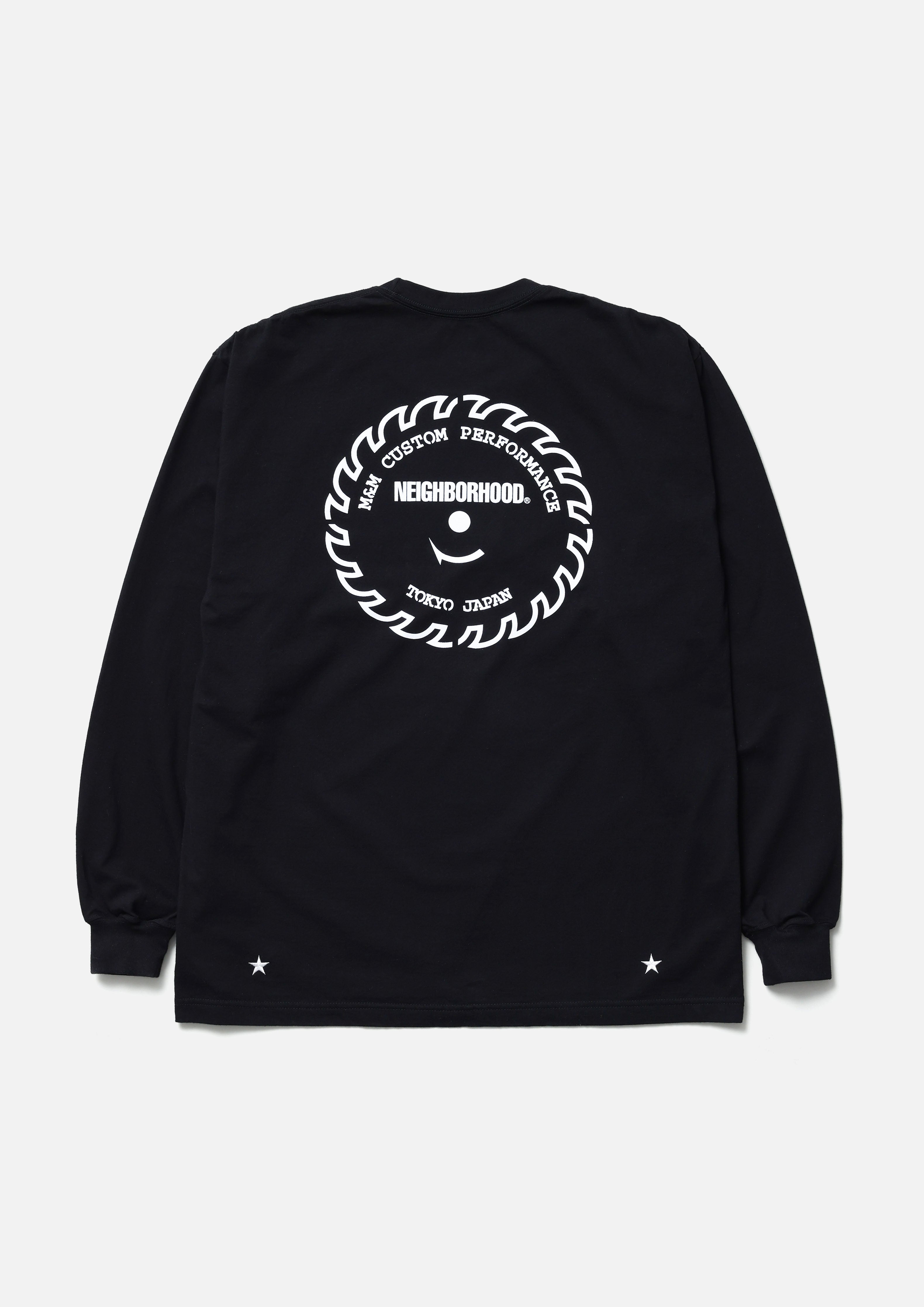 サイズM NEIGHBORHOOD NH X M&M TEE LS BLACK NH X M&M . TEE LS