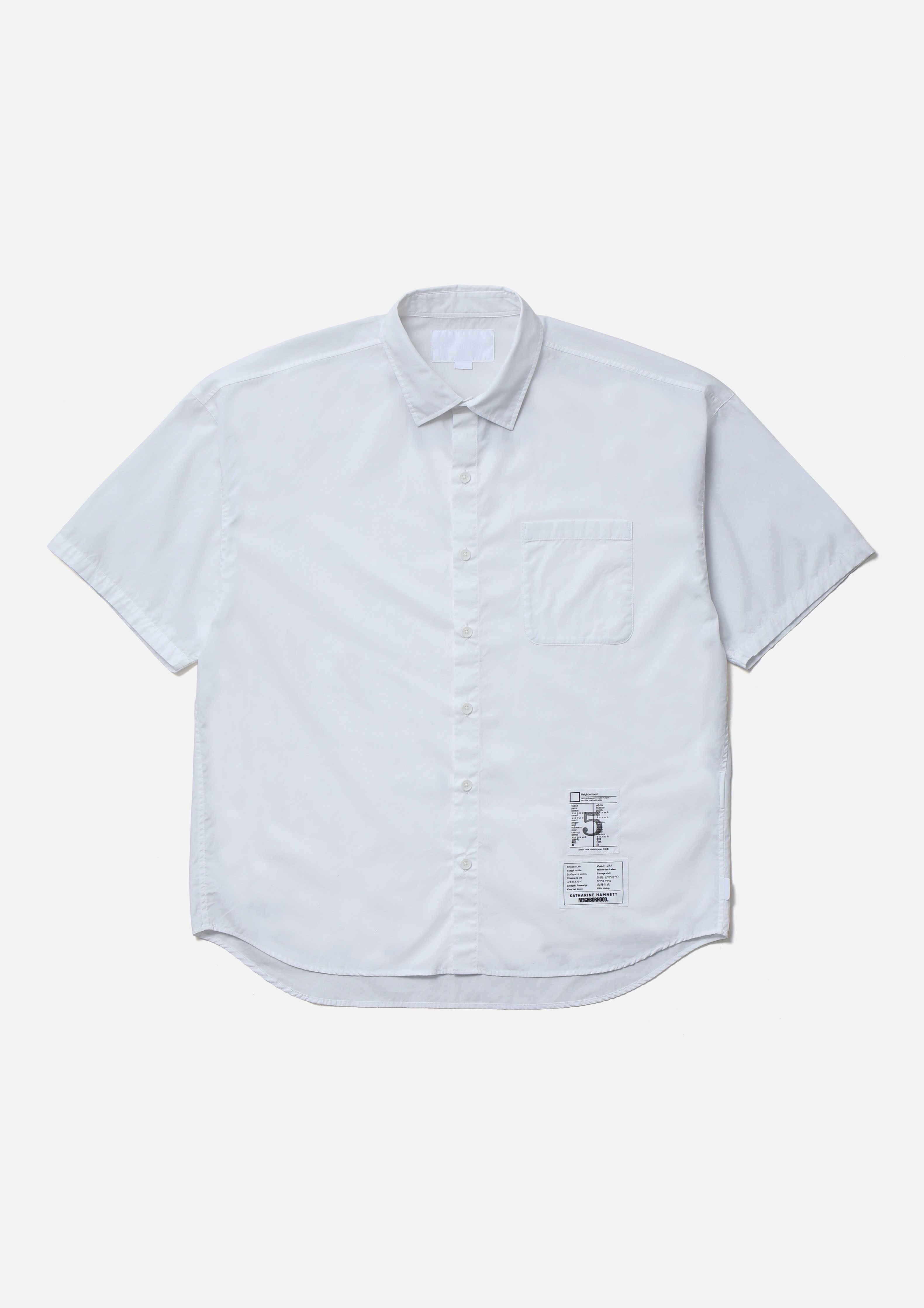 NH X KATHARINE HAMNETT . BW . OVER SHIRT SS