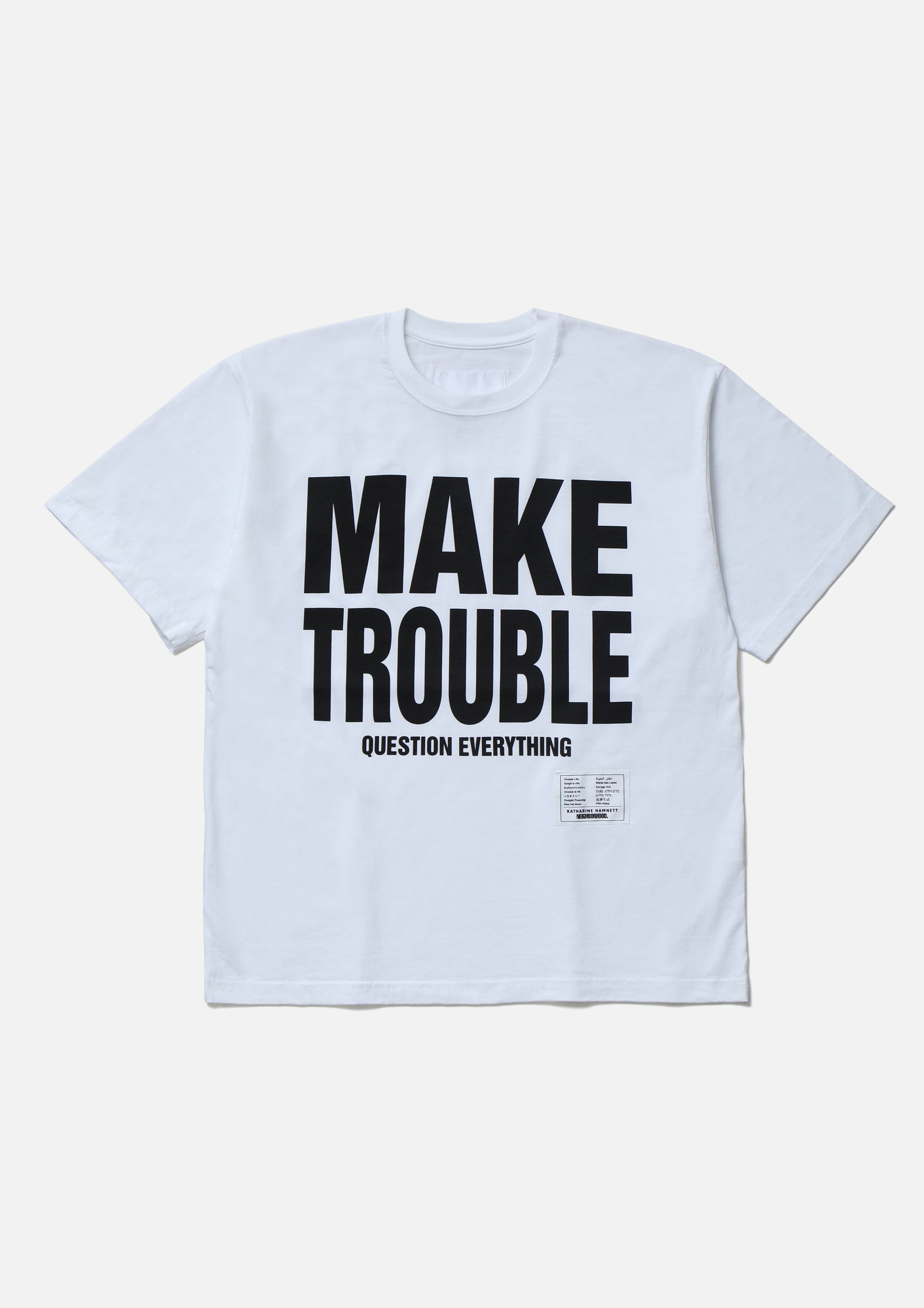 NH X KATHARINE HAMNETT . CREWNECK SS-2
