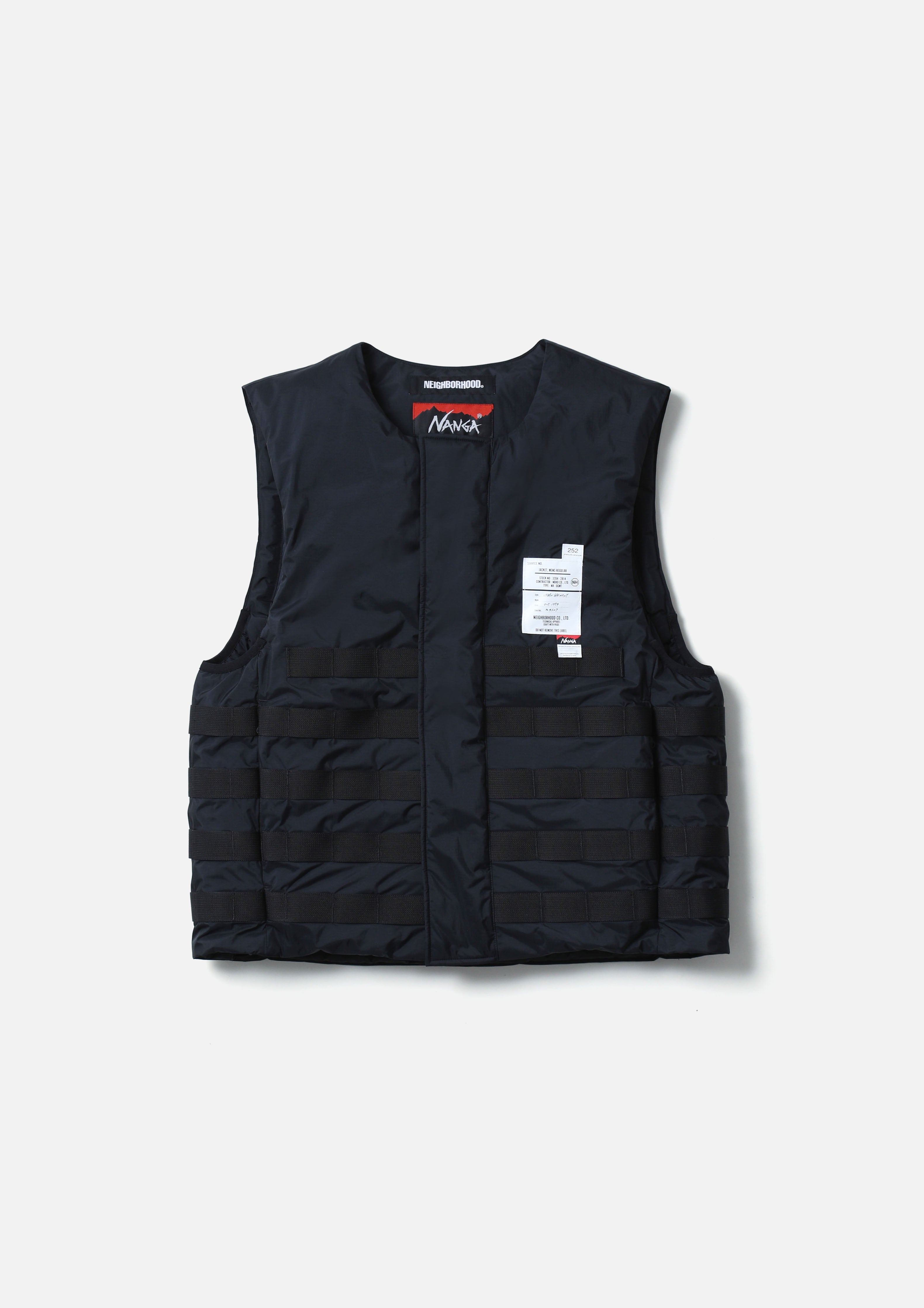 NEIGHBORHOOD PADDED TRACKER VEST ブラック NEIGHBORHOOD PADDED TRACKER VEST 24AW｜奈良市にあるセレクト
