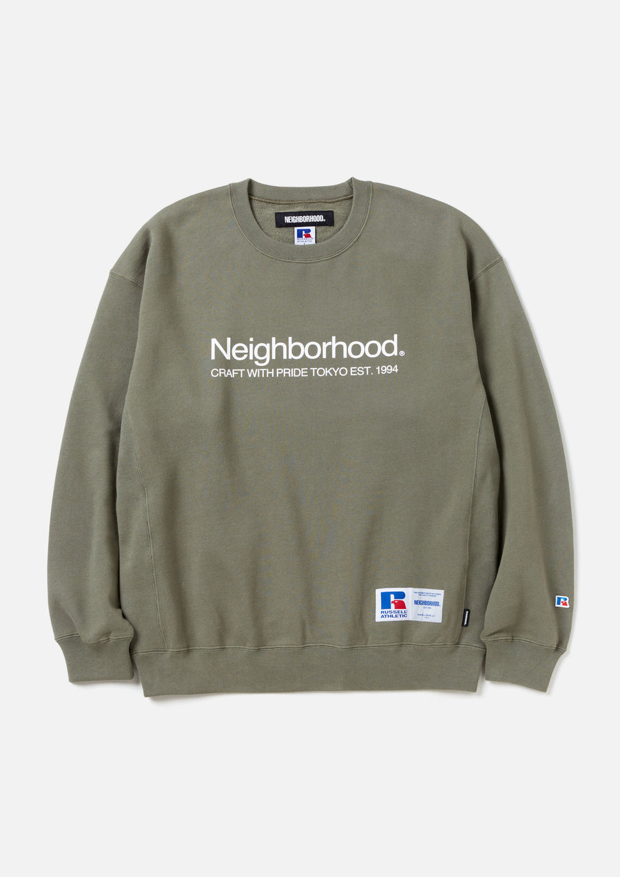 NH X RUSSELL ATHLETIC . SWEAT SHIRT LS
