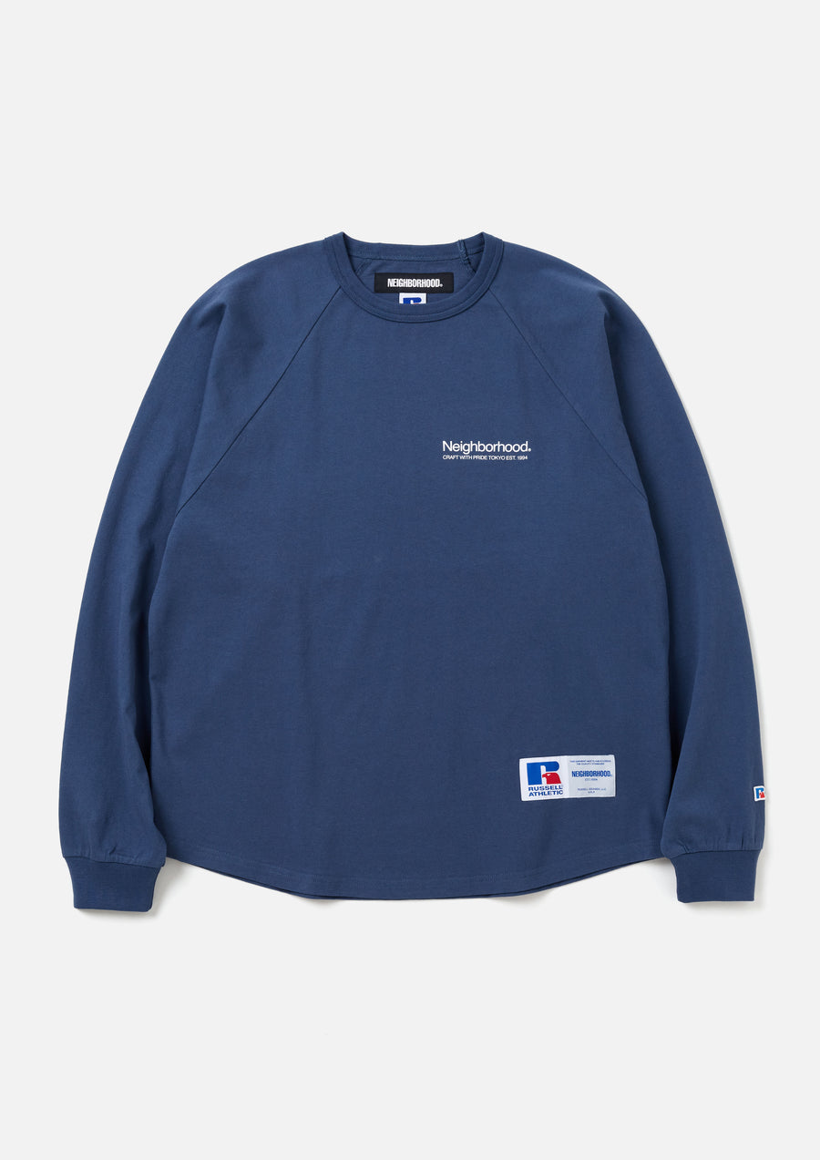 NH X RUSSELL ATHLETIC . CREWNECK LS｜七分・長袖カットソー
