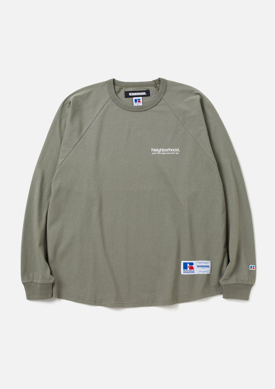 NH X RUSSELL ATHLETIC . CREWNECK LS｜七分・長袖カットソー