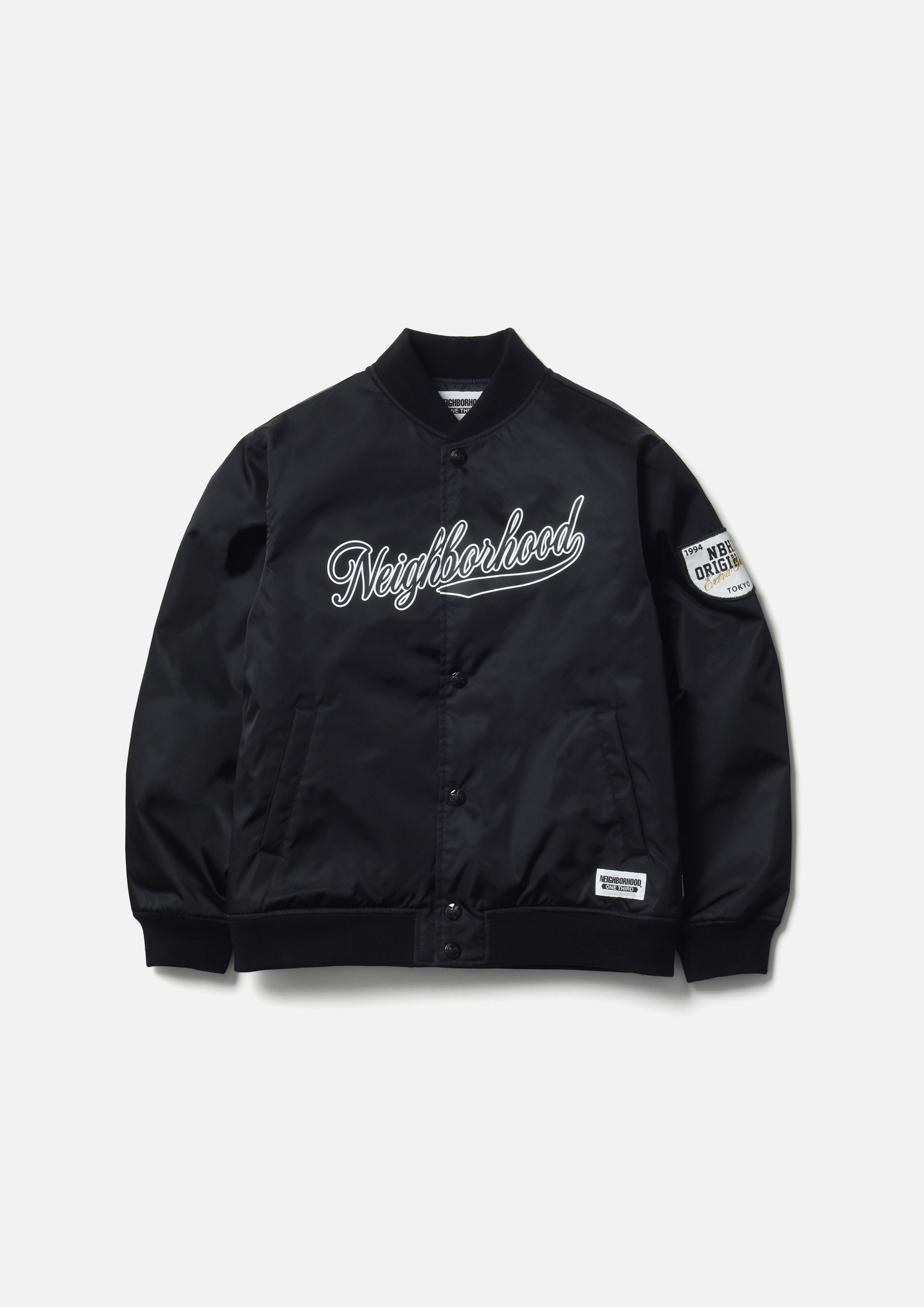 NEIGHBORHOOD ナイロンジャケット　　BASEBALL JACKET OT . BASEBALL JACKET