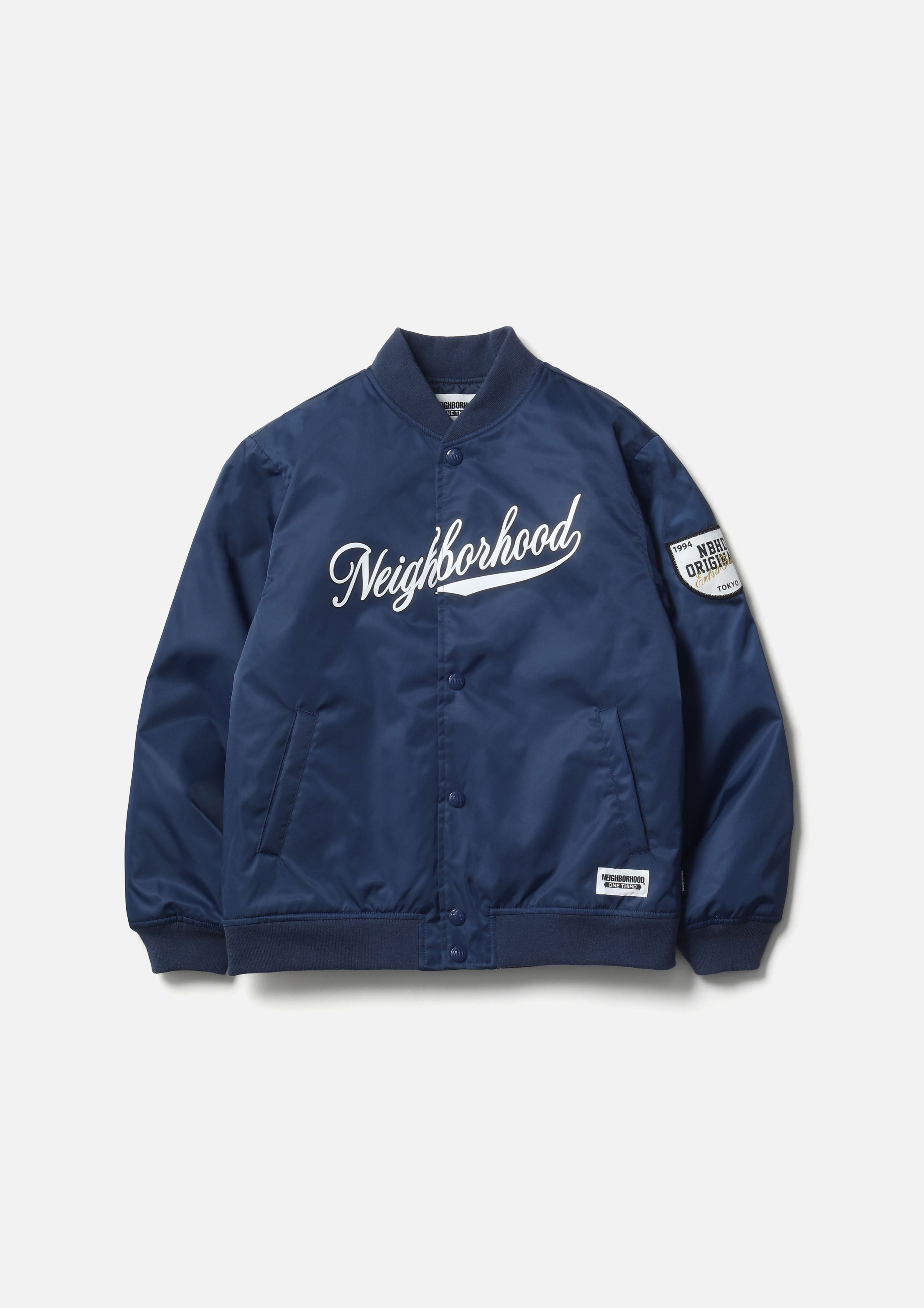 NEIGHBORHOOD ナイロンジャケット　　BASEBALL JACKET OT . BASEBALL JACKET