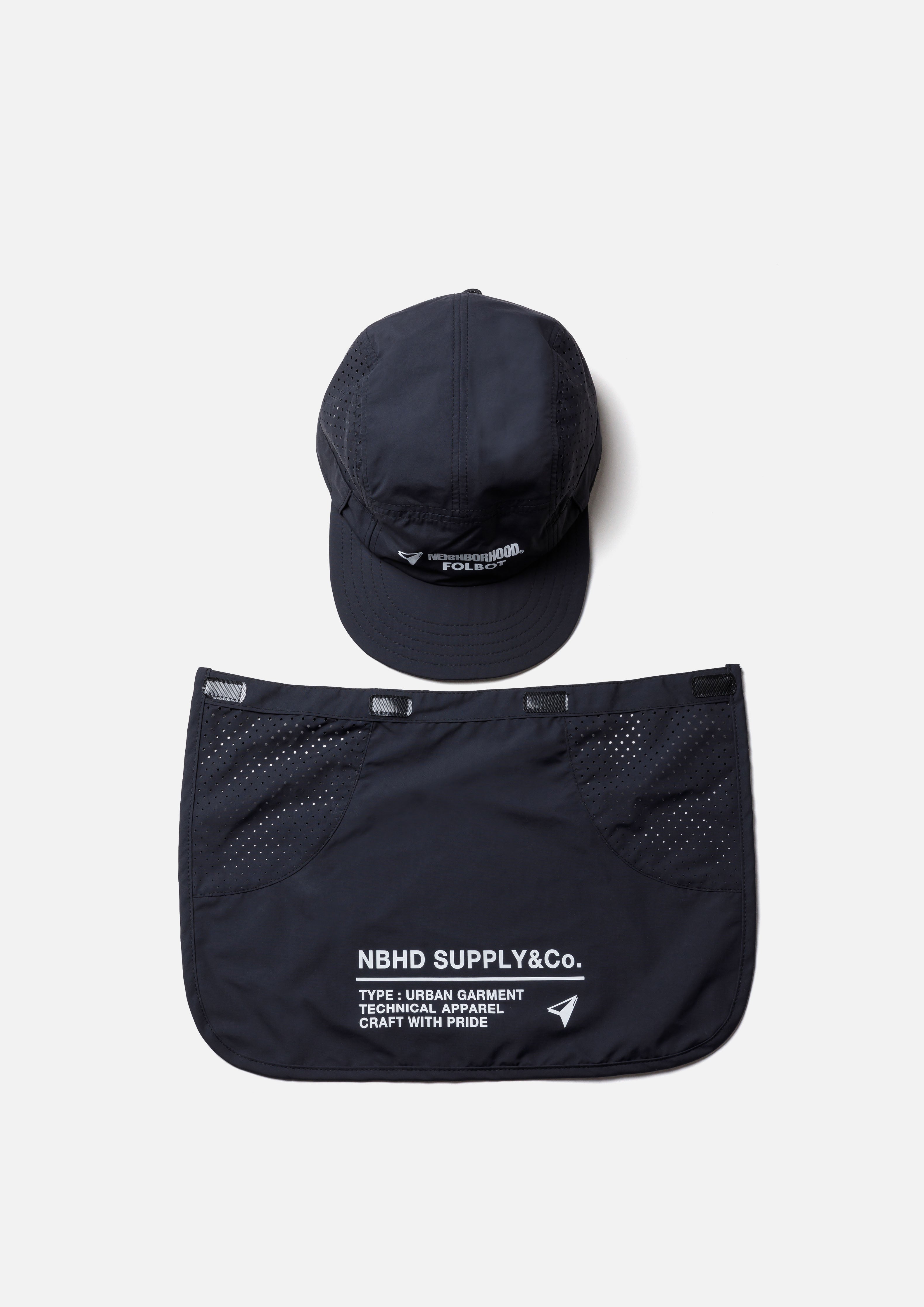 Overdose キャップ 巾着 ピットマット NH X FOLBOT . SUNSHADE JET CAP
