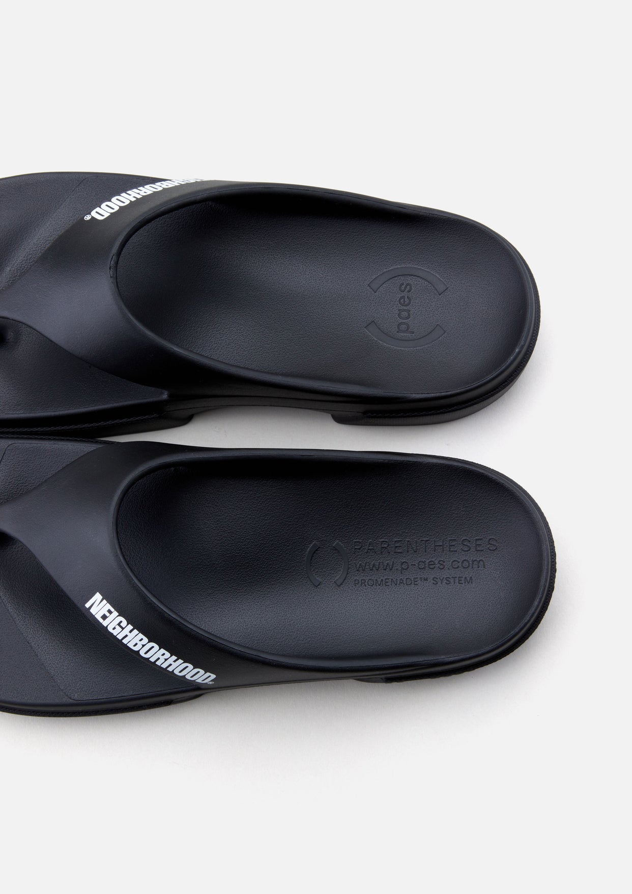 靴 NEIGHBORHOOD/NHxPAES/FLIPFLOPBLACK/26cm NEIGHBORHOOD NH X PAES . FLIPFLOP BLACK / 26 ブラック